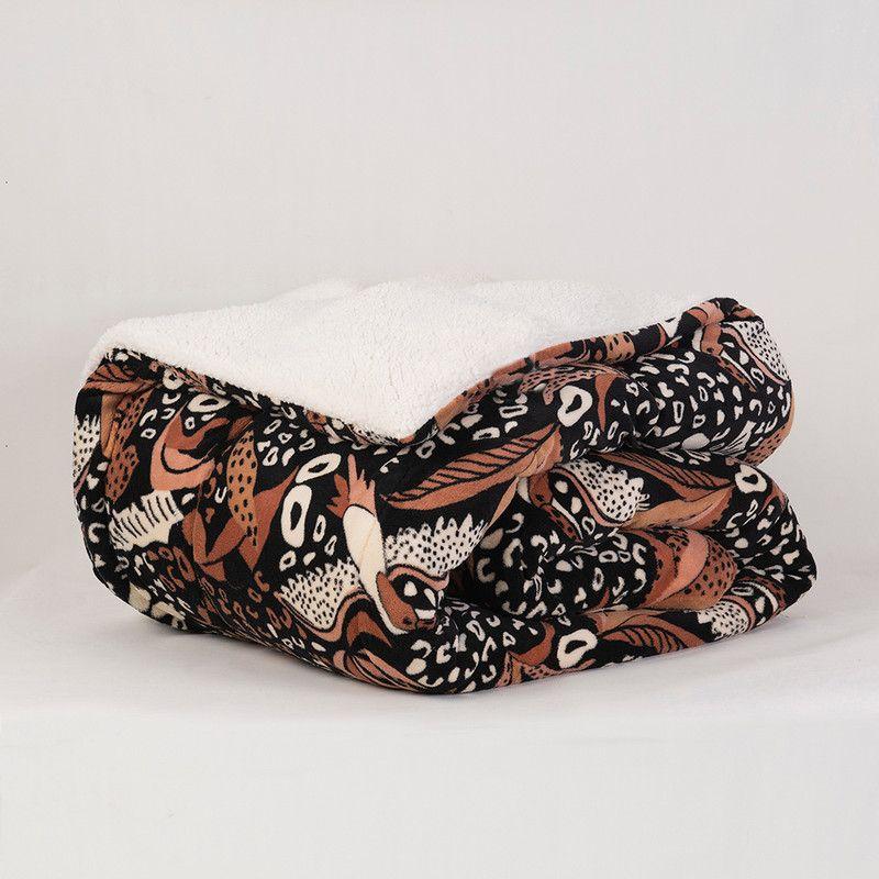 Plumon Coral print Sherpa 2 P Selva-2