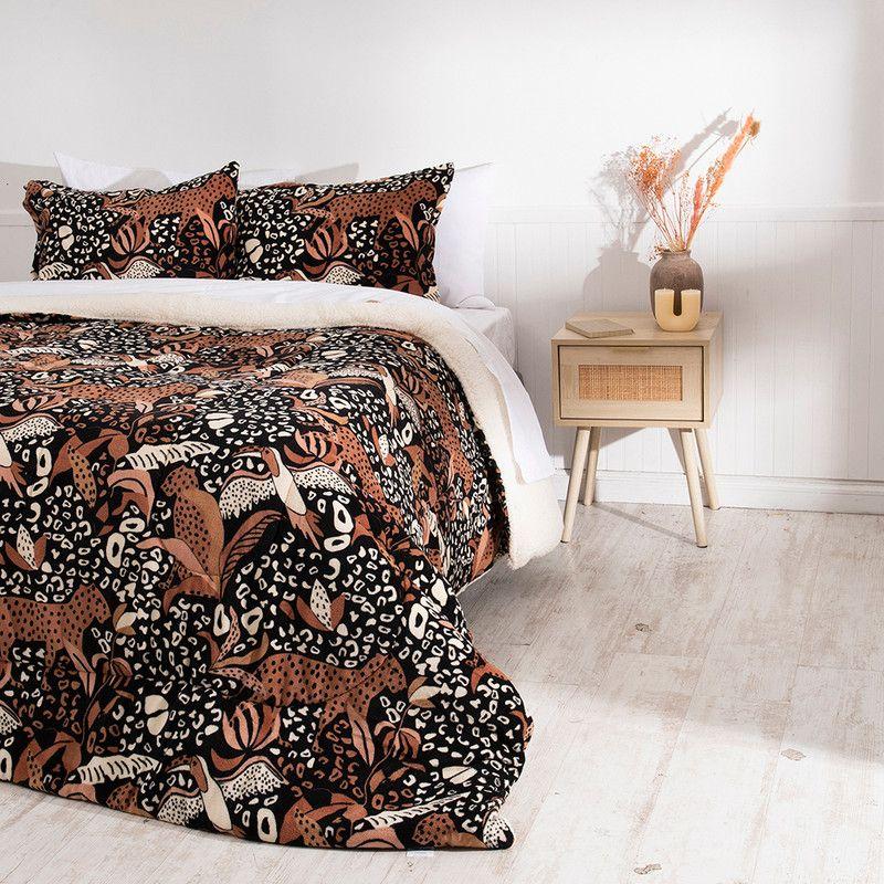 Plumon Coral print Sherpa 2 P Selva-3