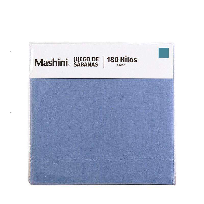 Sabana 180 H Colores Lisos 1.5 P Azul-2