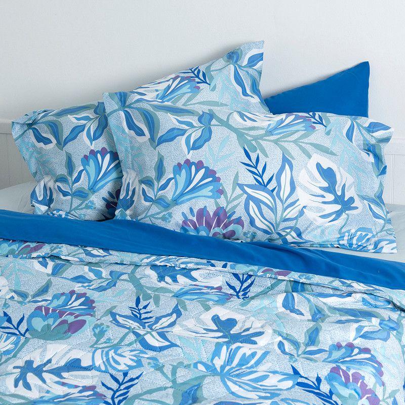 Set Quilt + Sabana Estampada King Aloe-1