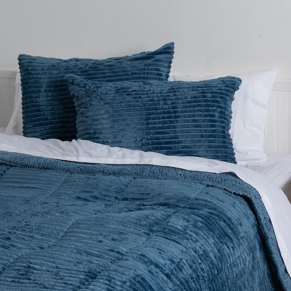 Plumon Corduroy Coral Sherpa 2 P Azul Navy-3