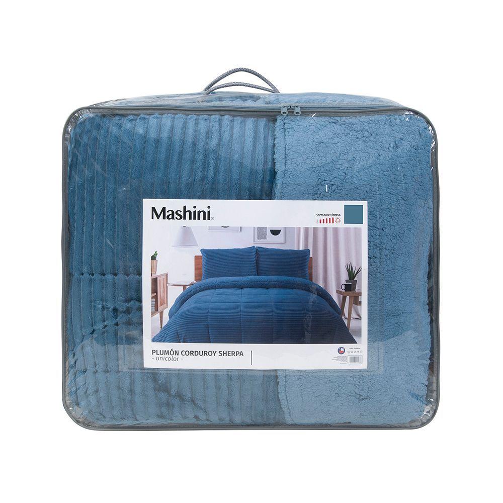 Plumon Corduroy Coral Sherpa 2 P Azul Navy-4