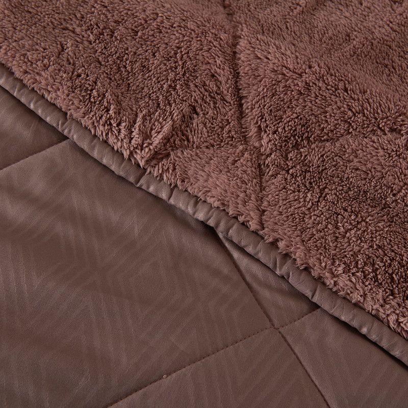 Plumon MF Emboss Sherpa King Taupe-1