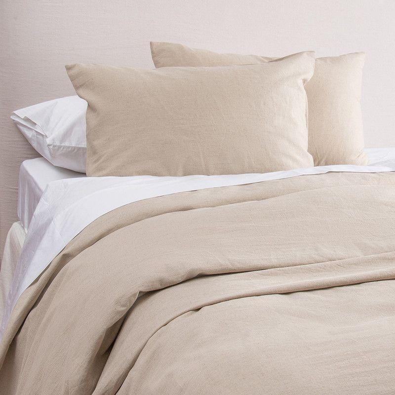 Cubreplumón lino 2 p natural-0