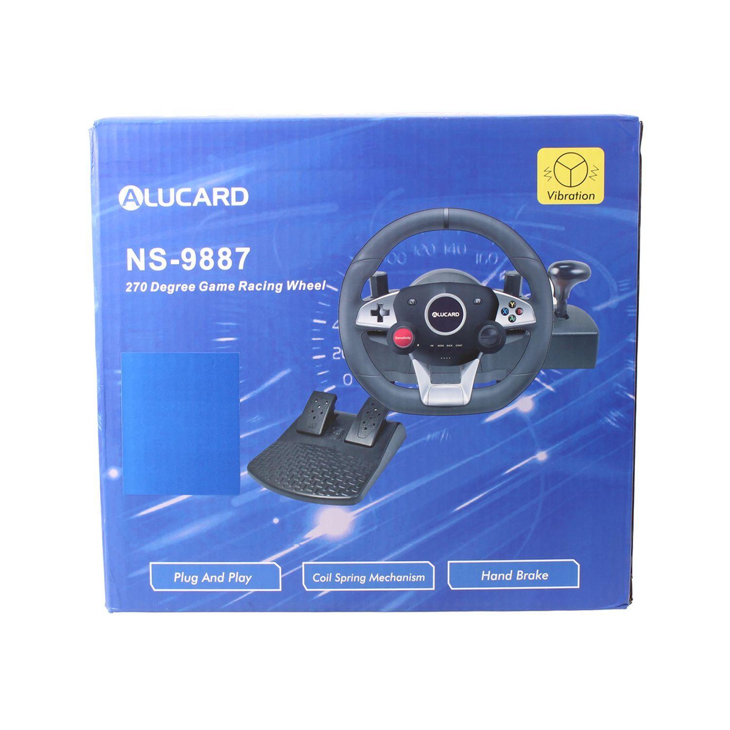 Volante Con Pedales Gamer de Carrera PS3 PS4 Xbox Pc-2