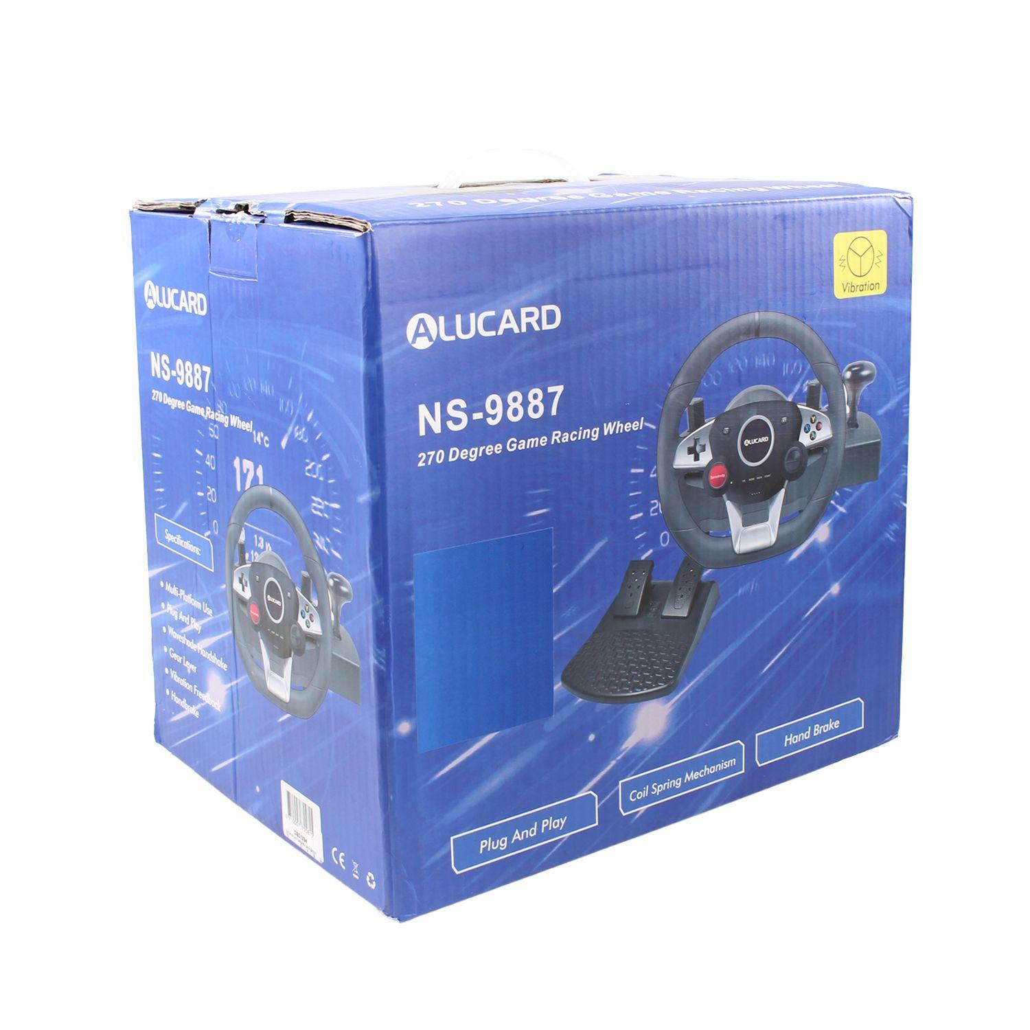 Volante Con Pedales Gamer de Carrera PS3 PS4 Xbox Pc-4