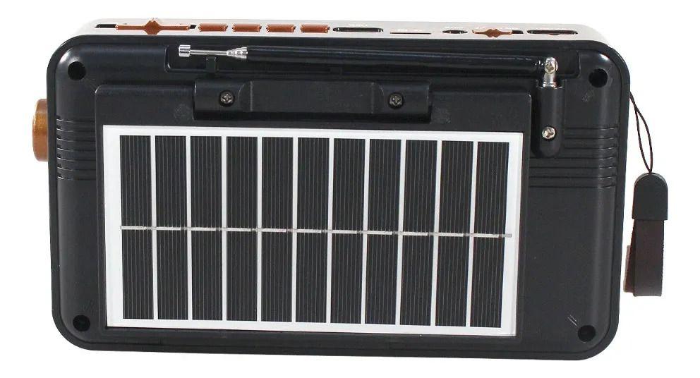 Radio Portátil Solar Tecnolab Tl865bk-1