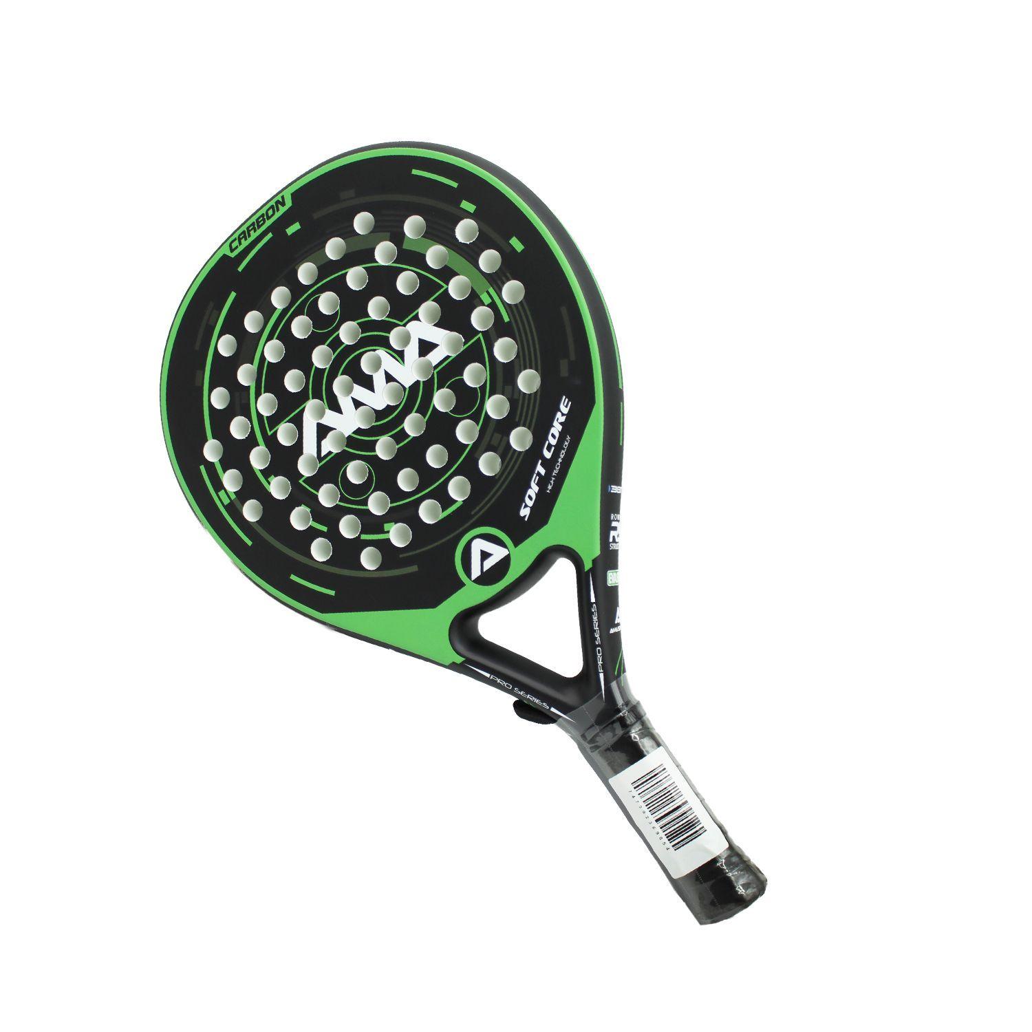 PALA DE PADEL AMA SPORT P40 FIBRA DE CARBONO SOFT CORE -0