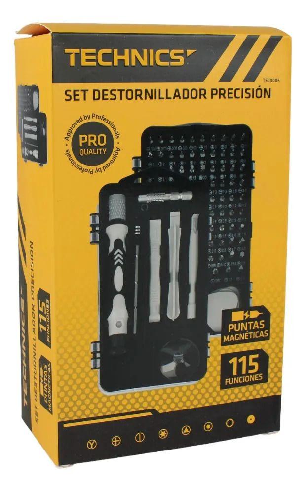 Kit Destornillador Precisión 115 Piezas Technics-3
