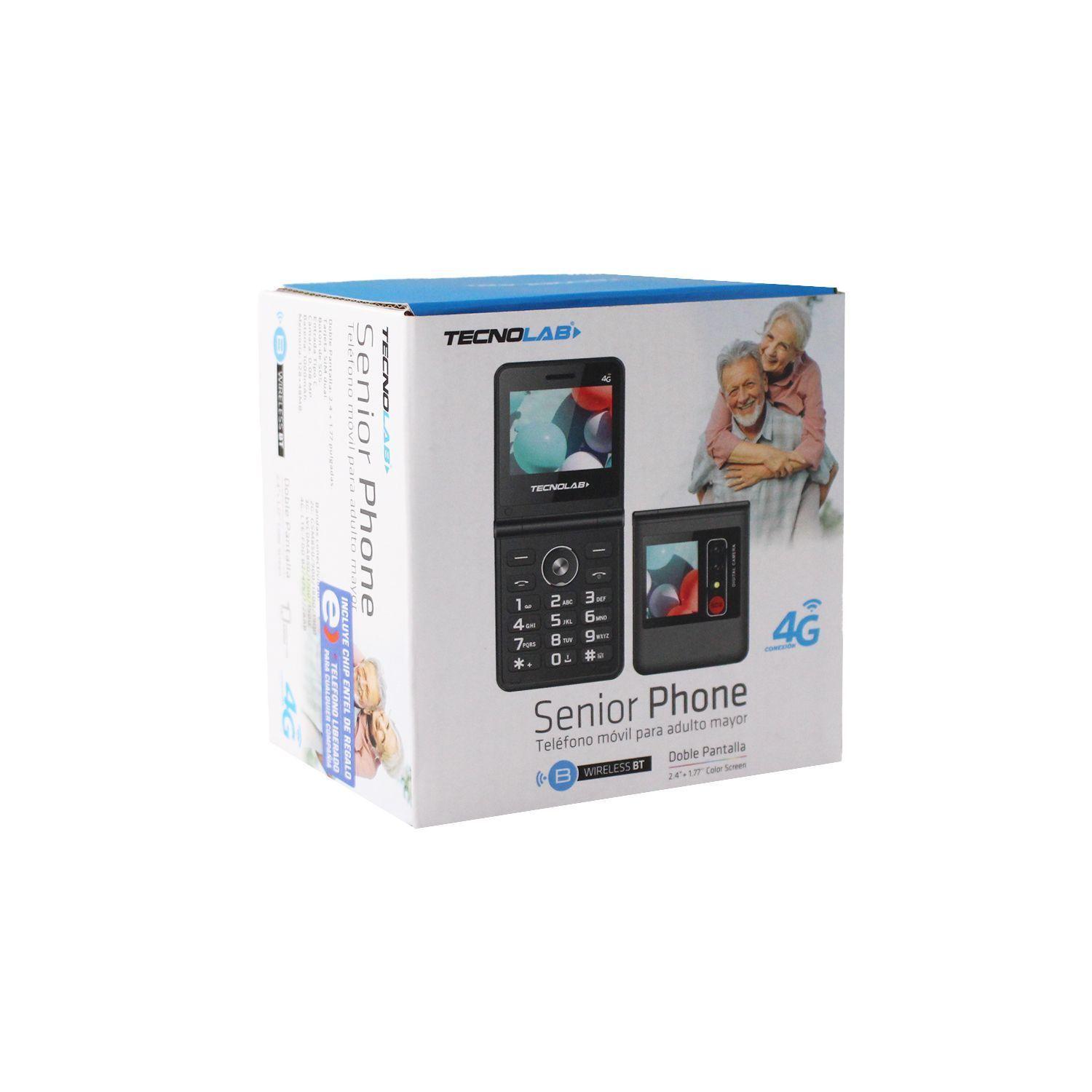 TELEFONO SENIOR 4G, DOBLE PANTALLA 2.4 Y 1.77" BLACK-3