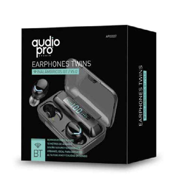 Audífonos Bluetooth Earphones Twins Manos Libres Audiopro-0