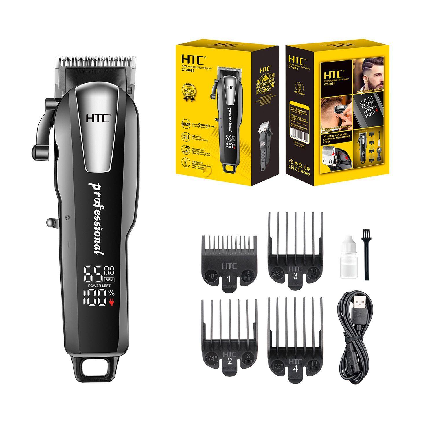 CORTADORA DE PELO PROFESIONAL HTC CON CUCHILLA DE CERAMICA-4