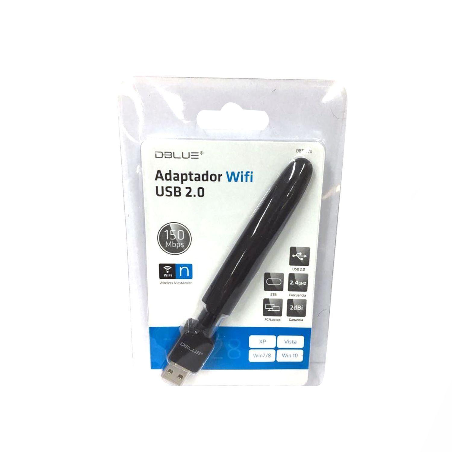 Adaptador WiFi USB 2.0 Con Antena 150Mbps Dblue-2