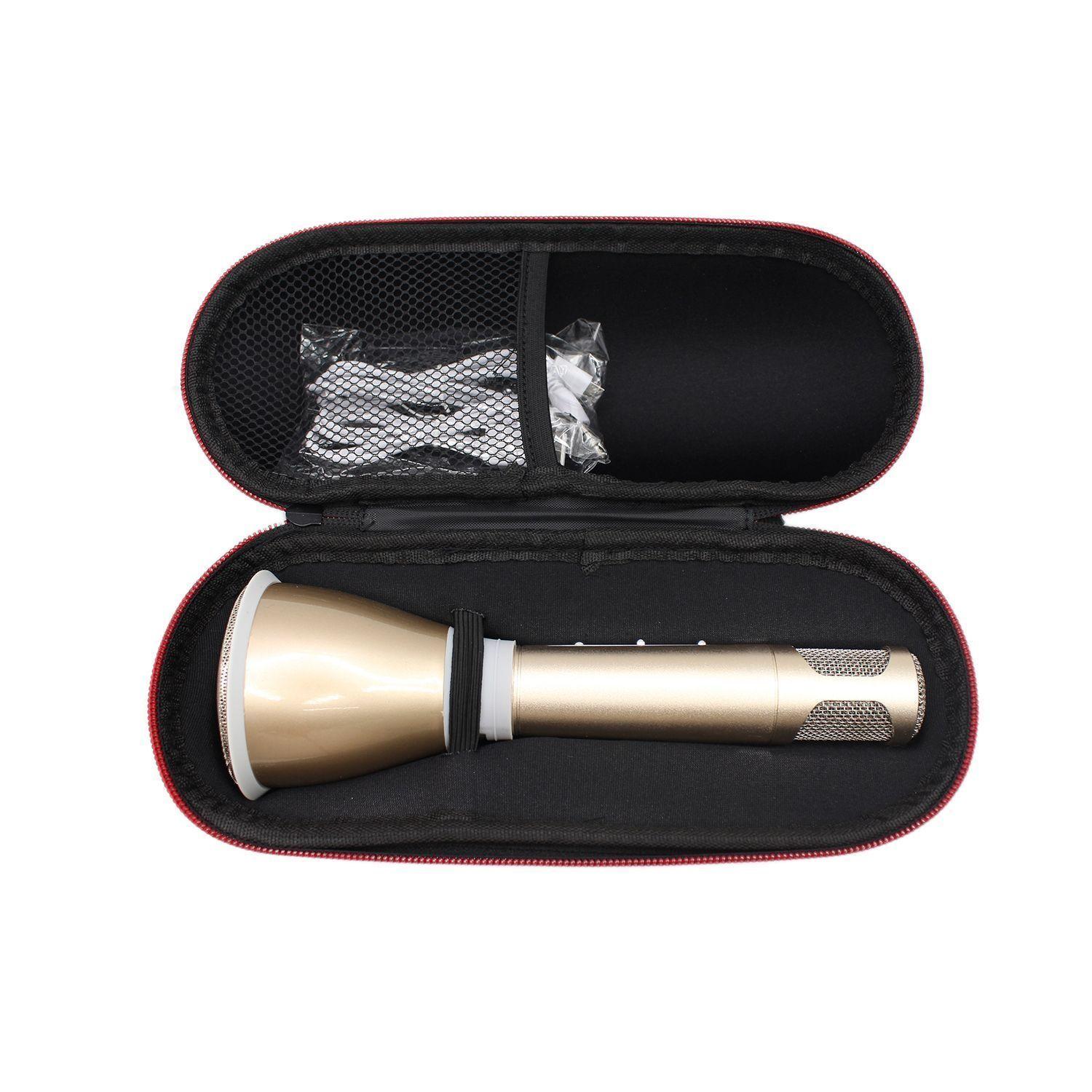 Micrófono Karaoke Portátil Bluetooth Recargable Dblue-4