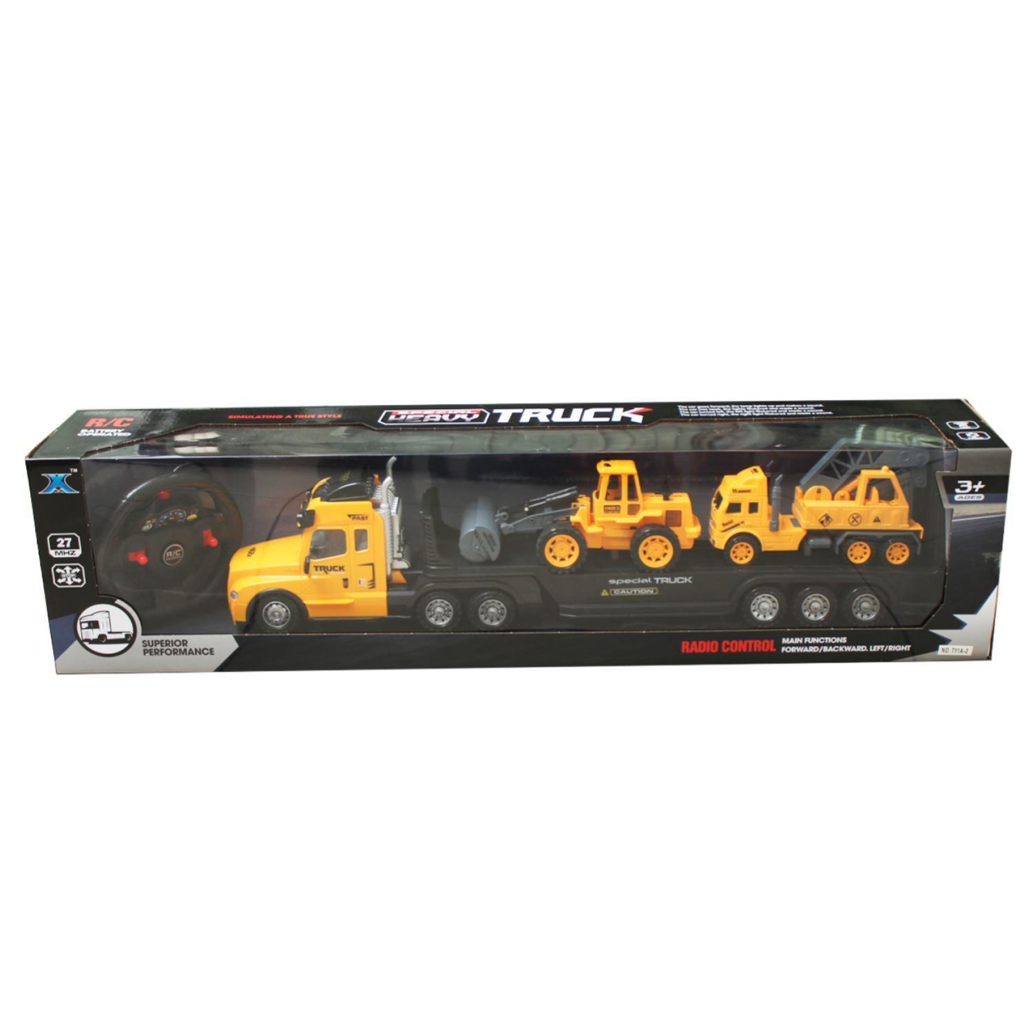 Camión de Remolque Luz y sonido Con Control Remoto -2