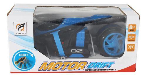 Moto De Acrobacias A Control Remoto Luces Y Función Drift Azul-3