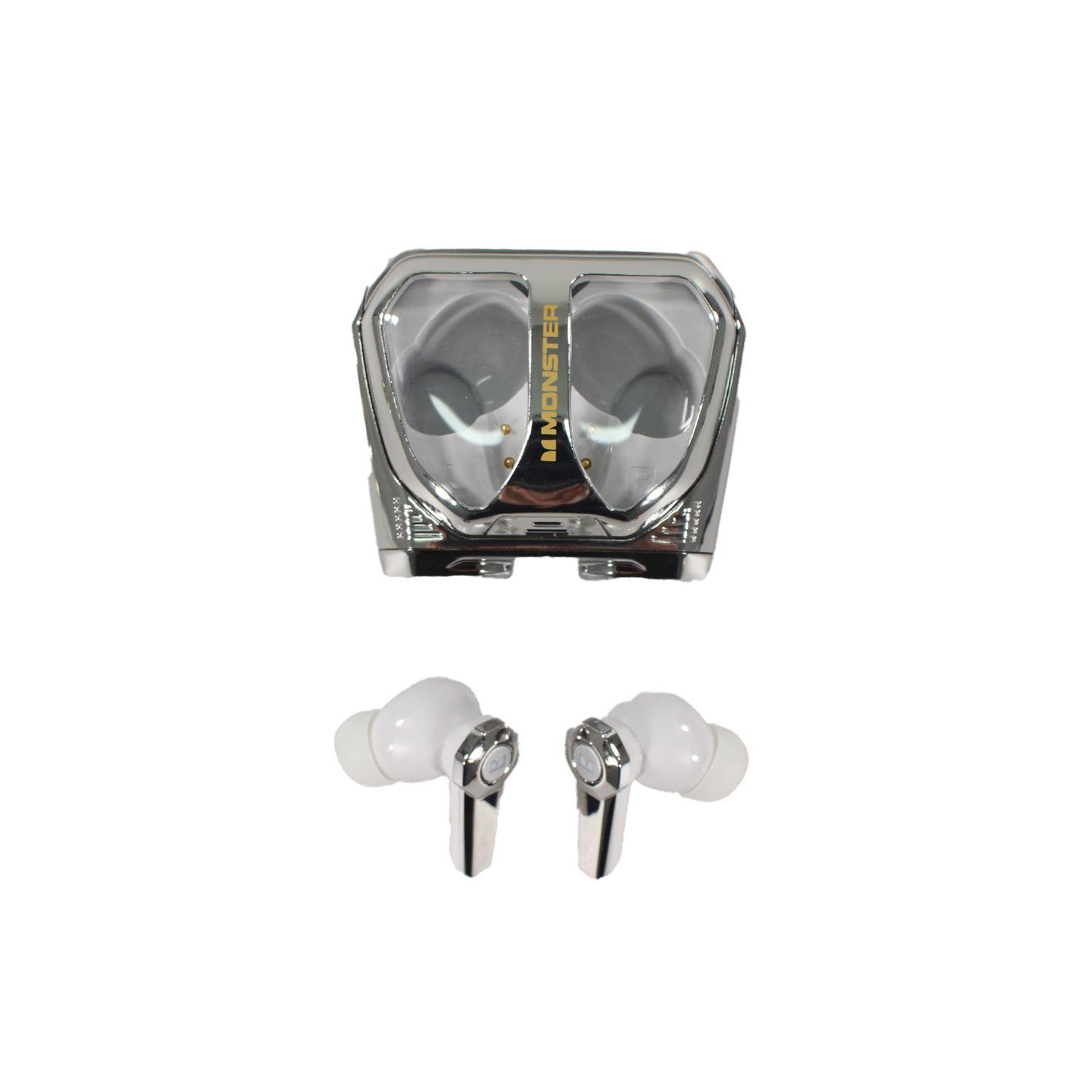 AUDIFONO MONSTER BT V5.4 SILVER-2