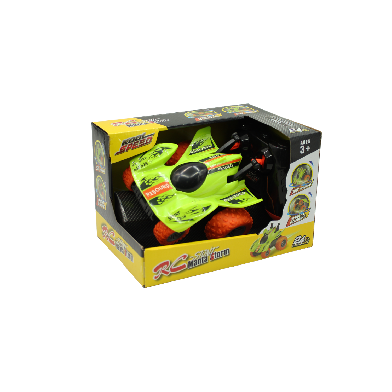 Auto a Control Remoto Acrobacias Giro 360 Grados-3