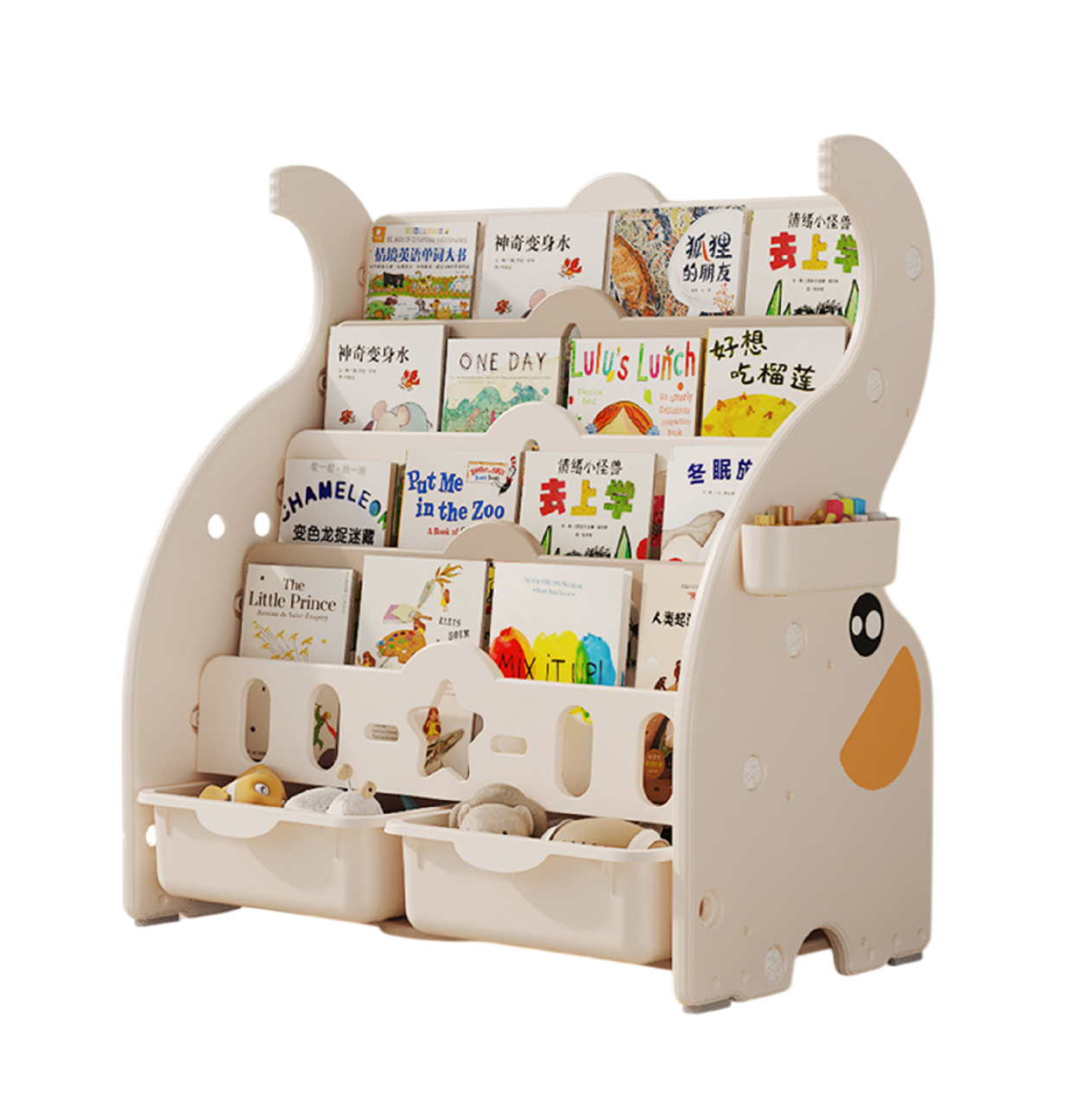 Organizador De Juguetes Y Librero Infantil-0