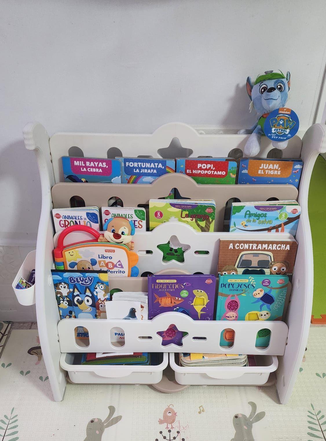 Organizador De Juguetes Y Librero Infantil-2
