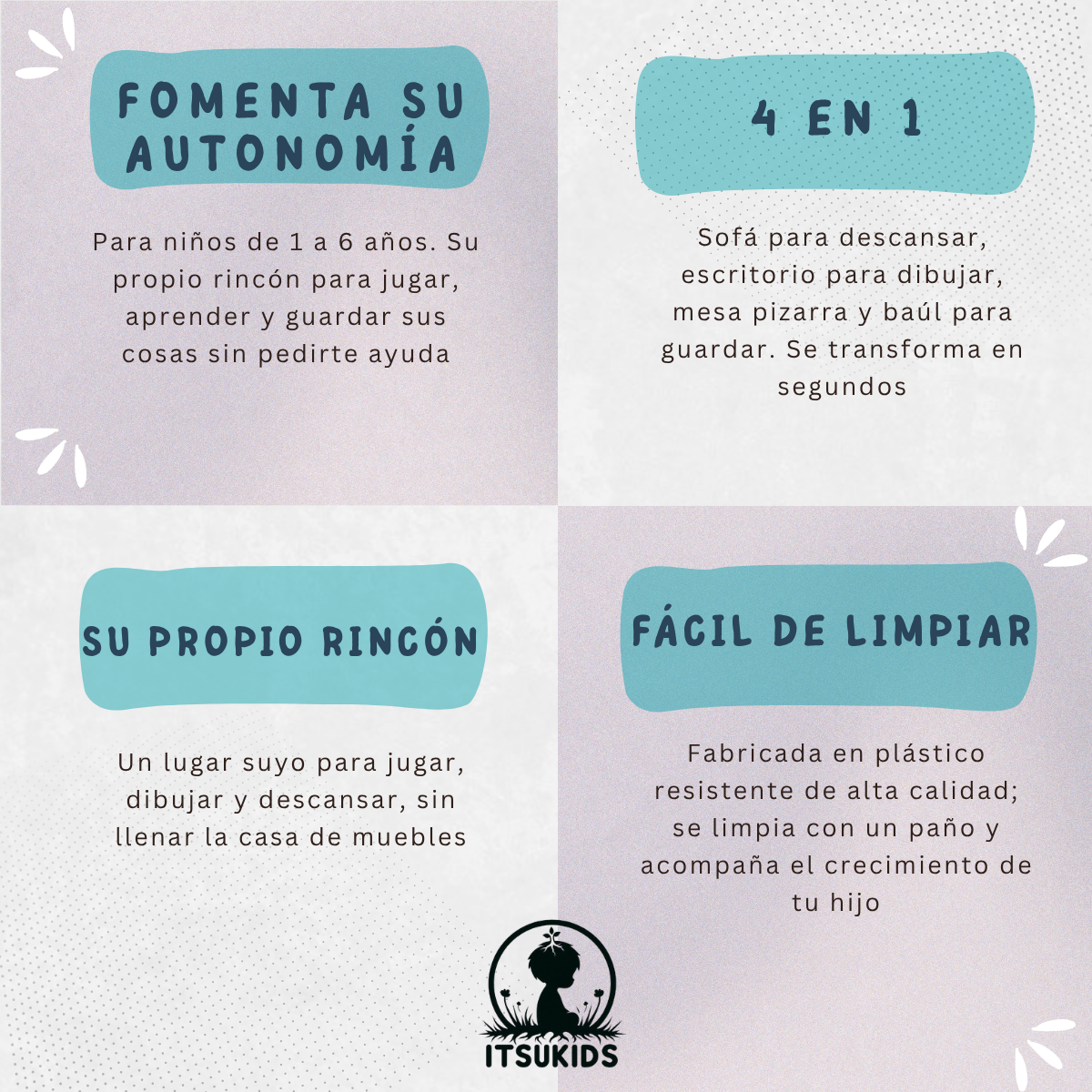 Sofá Escritorio Multifuncional 4 en 1-5