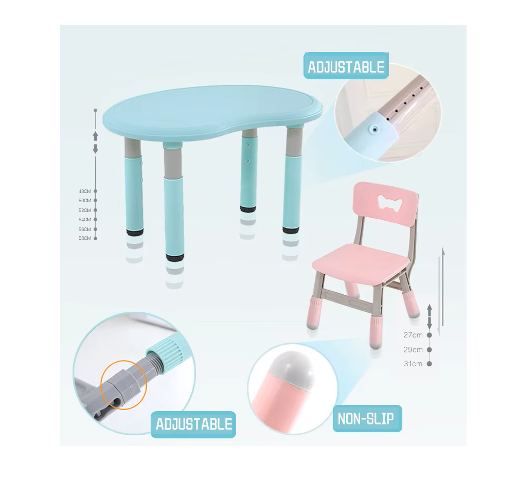 Mesa Con Silla Menta Itsukids Regulable En Altura-2