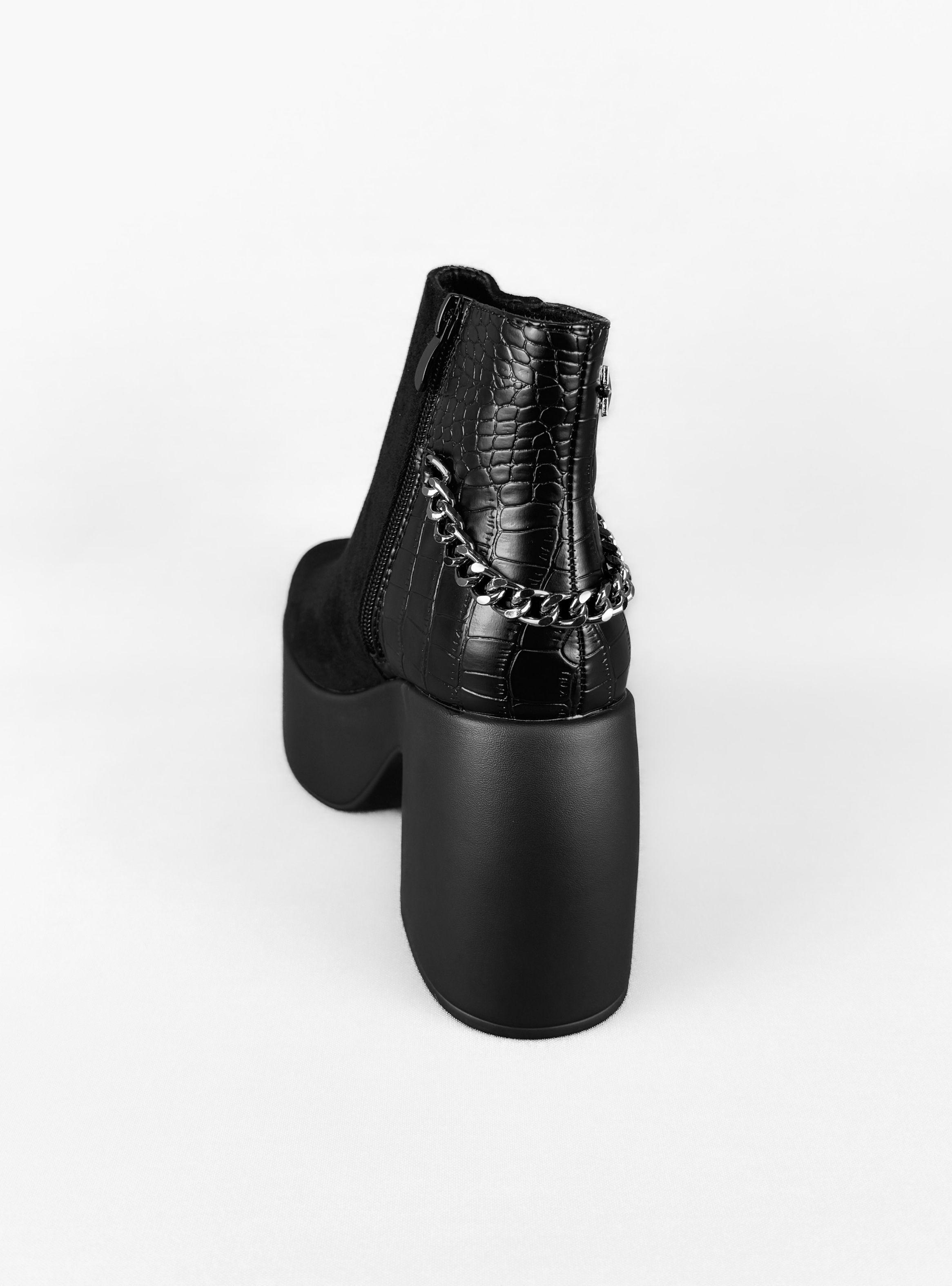 BOTIN MUJER NIA NEGRO BELLA MODA-5