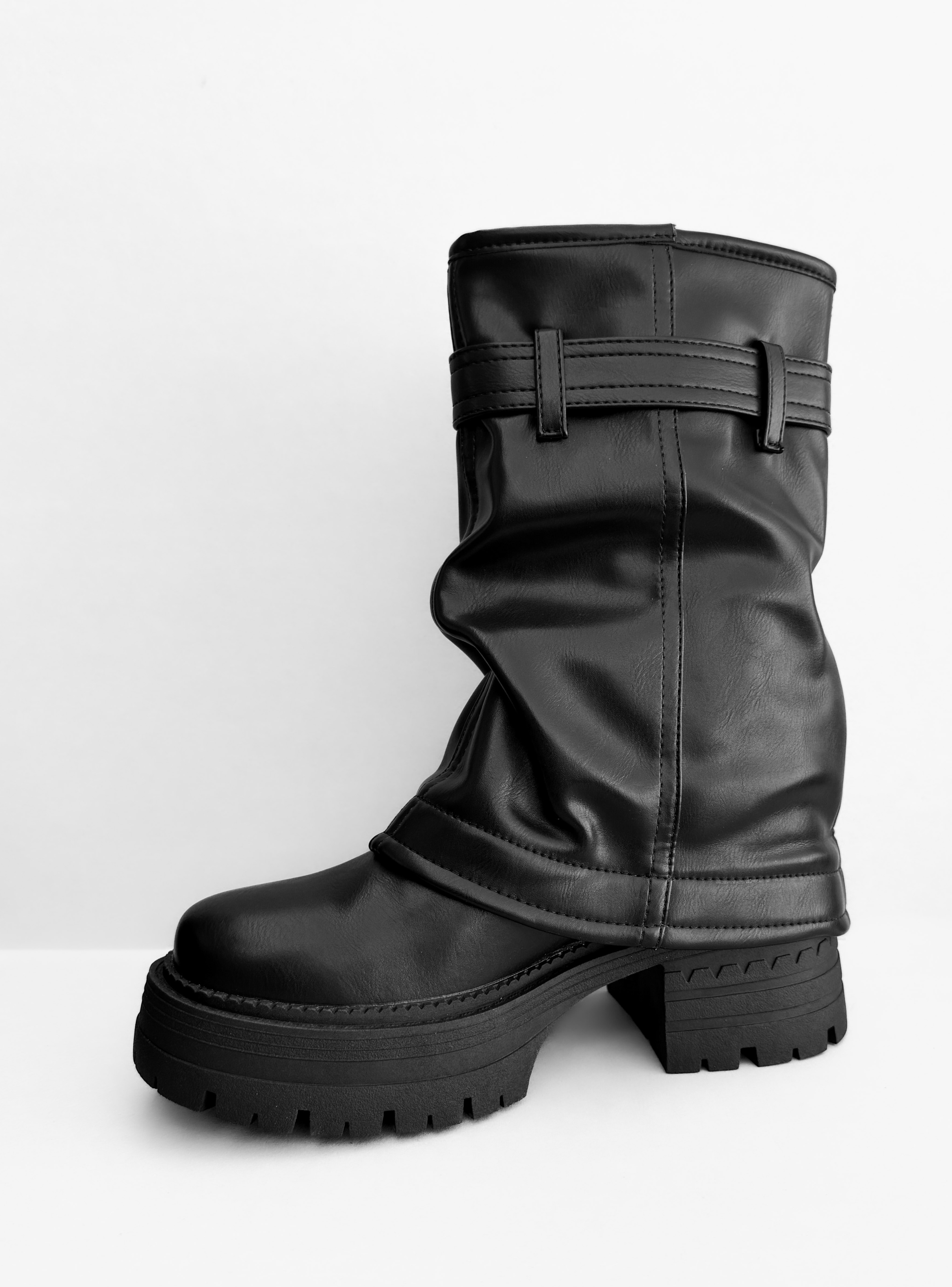 BOTIN MUJER MEL NEGRO BELLA MODA-3