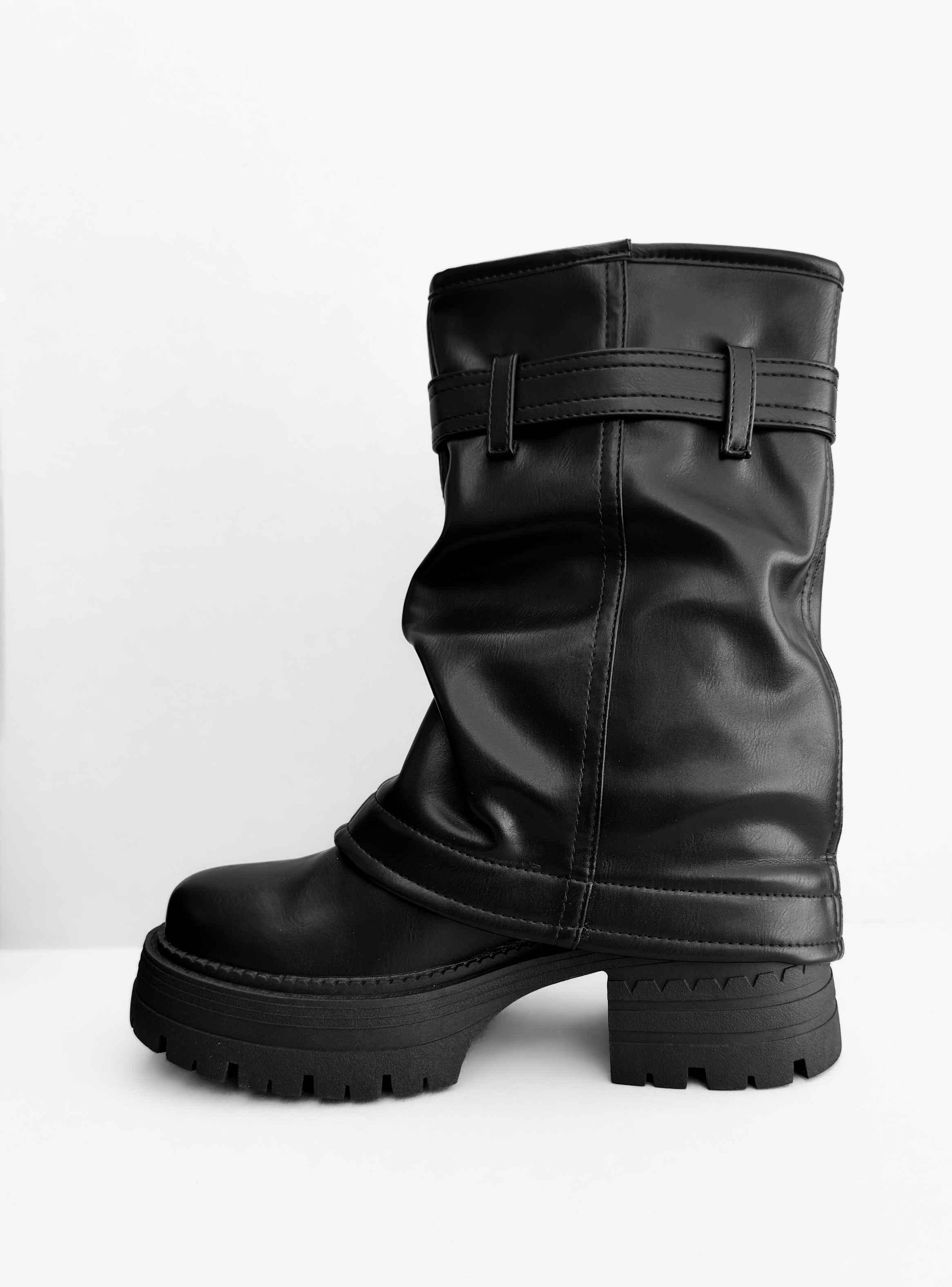 BOTIN MUJER MEL NEGRO BELLA MODA-1