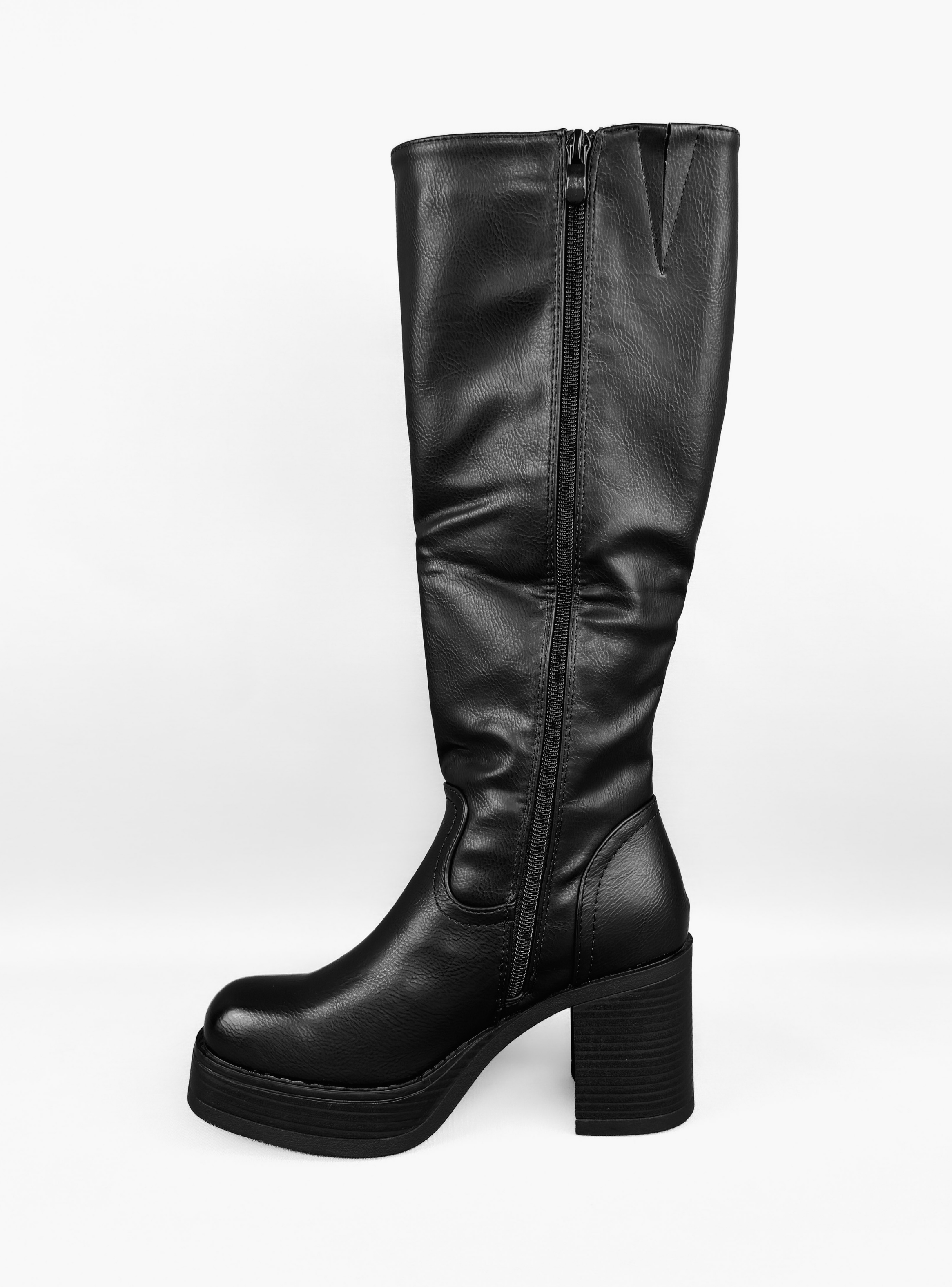 BOTA MUJER NAELI NEGRO BELLA MODA-1