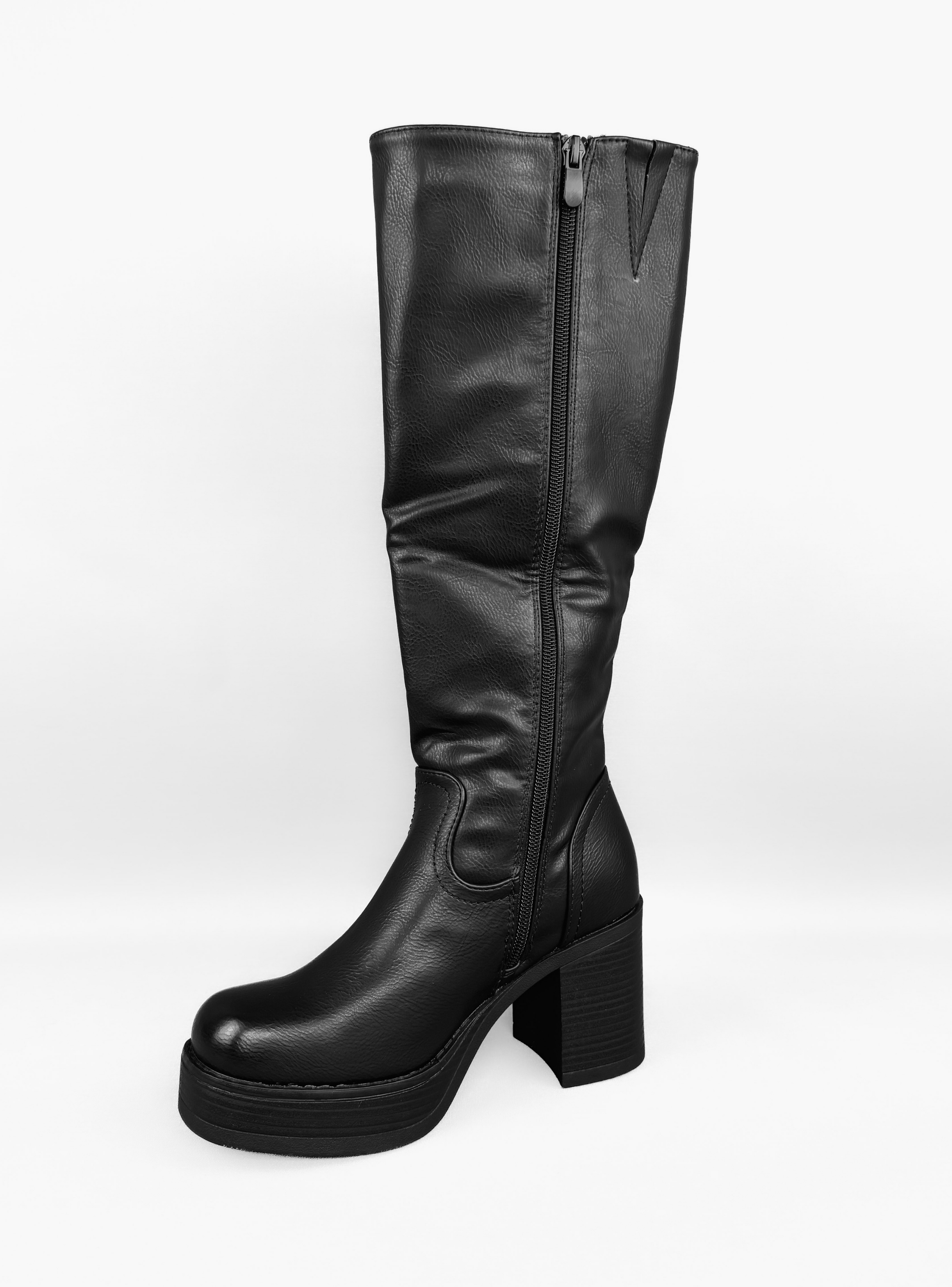 BOTA MUJER NAELI NEGRO BELLA MODA-3