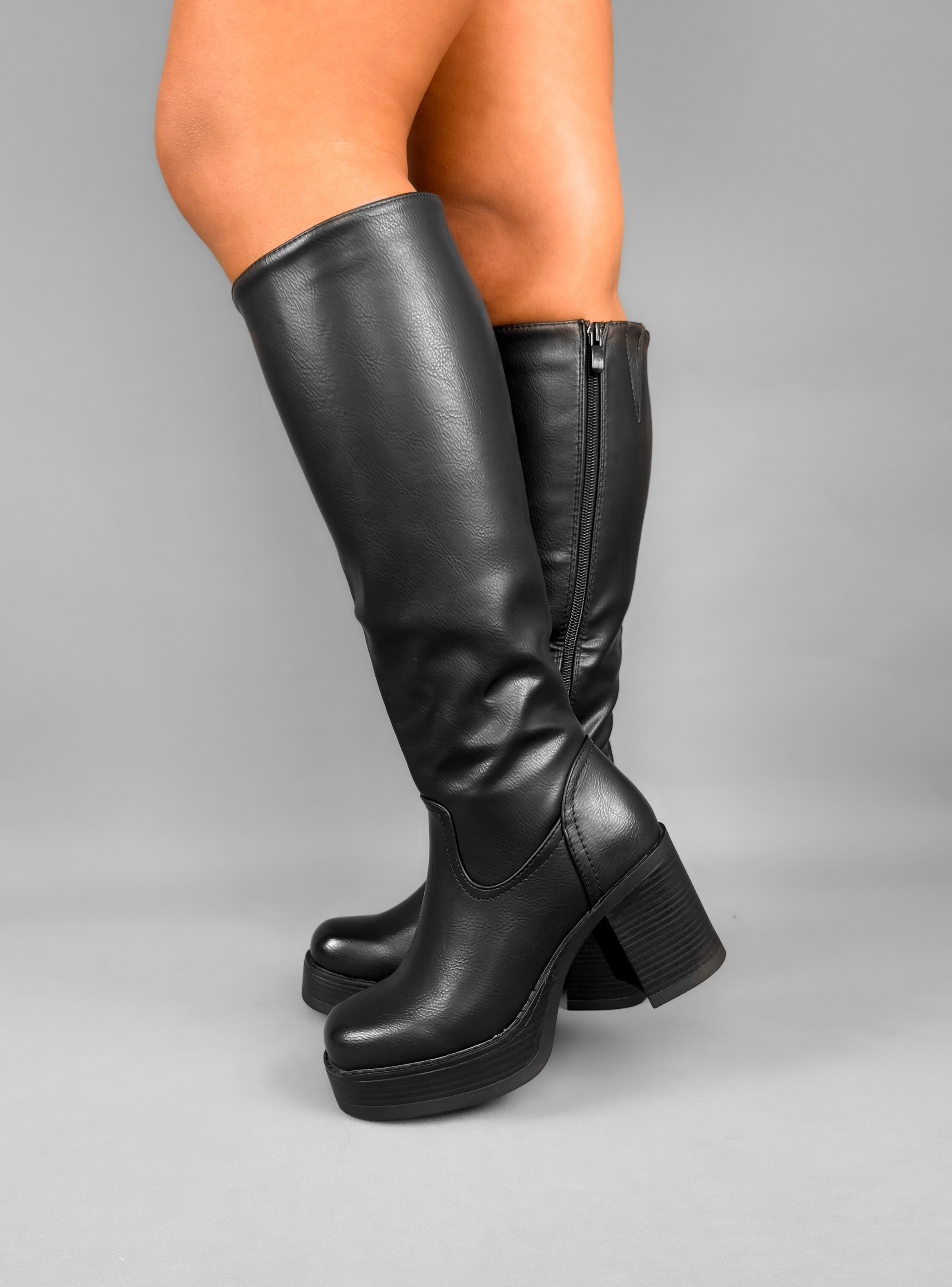 BOTA MUJER NAELI NEGRO BELLA MODA-6