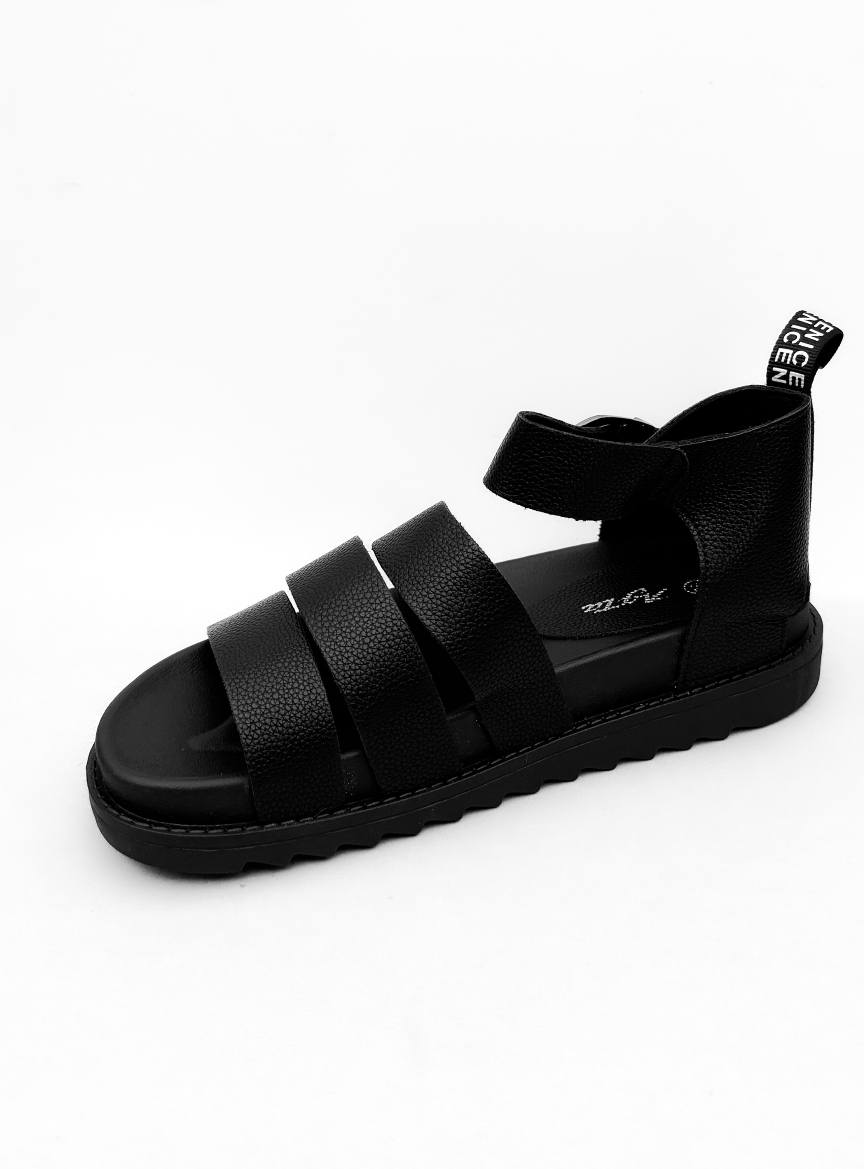 SANDALIA MUJER GAIA NEGRO BELLA MODA-3