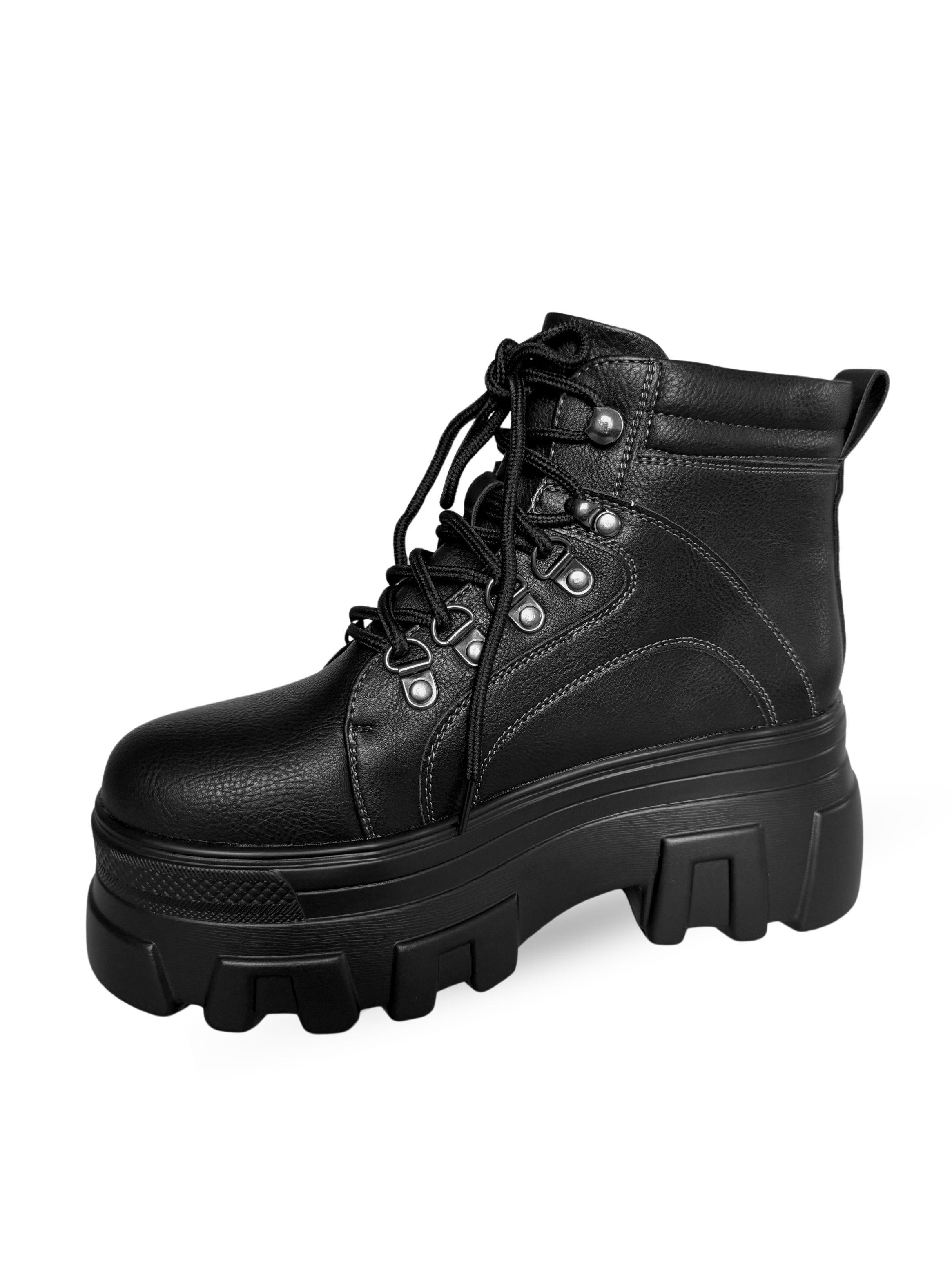 BOTIN PLATAFORMA MUJER DANIA NEGRO BELLA MODA-3