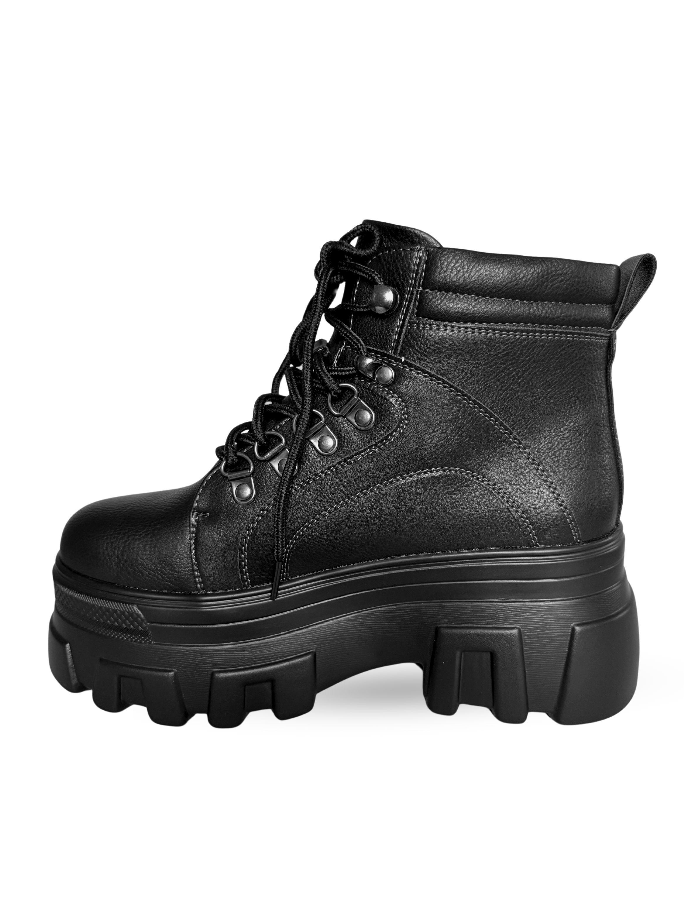 BOTIN PLATAFORMA MUJER DANIA NEGRO BELLA MODA-4