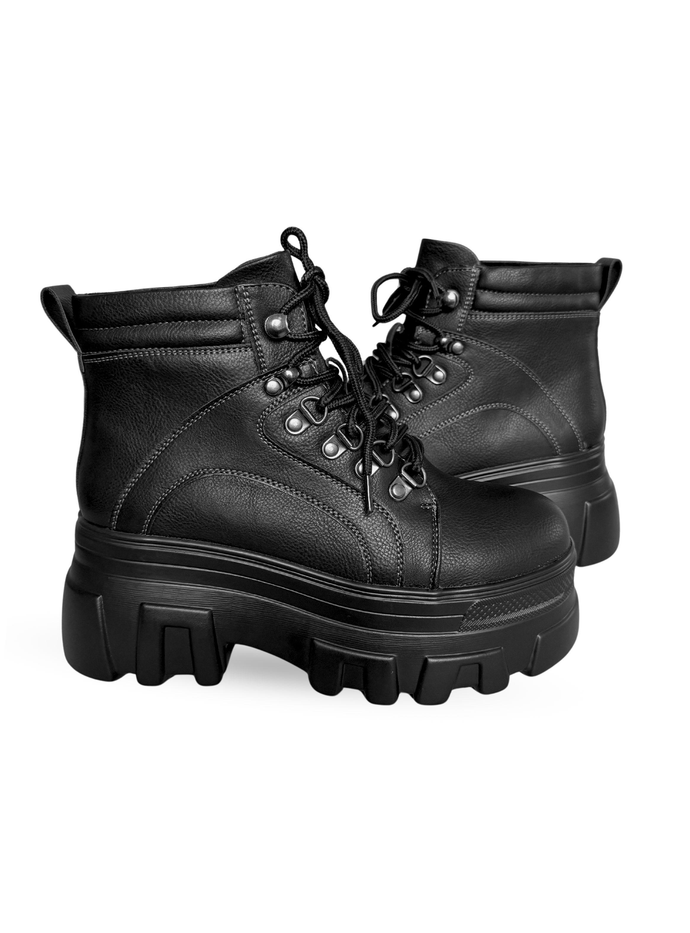 BOTIN PLATAFORMA MUJER DANIA NEGRO BELLA MODA-5