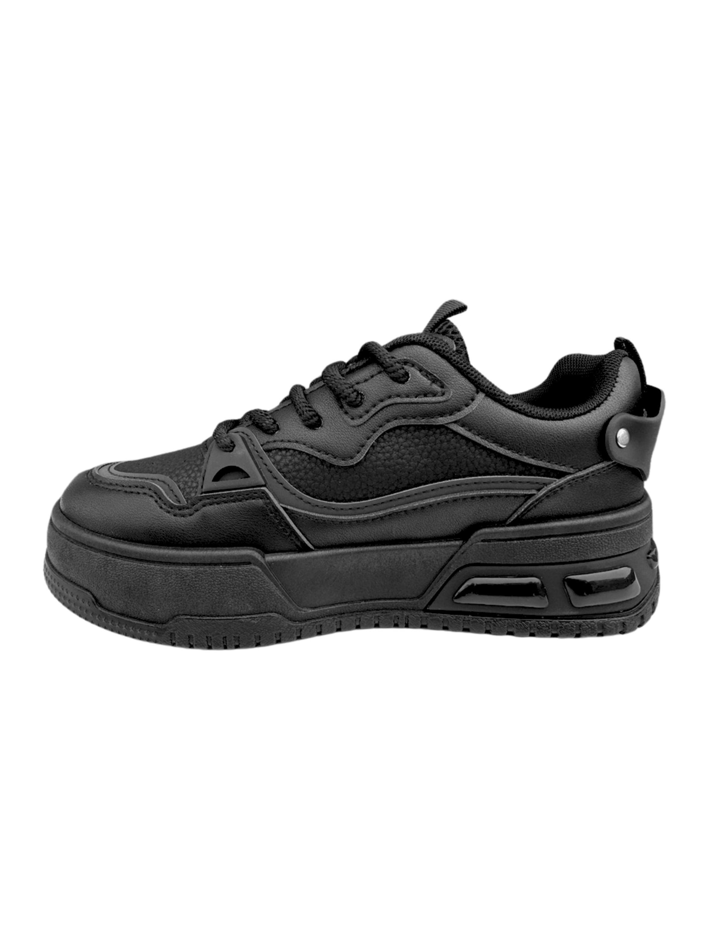 ZAPATILLA URBANA MUJER DEKA NEGRO BELLA MODA-1