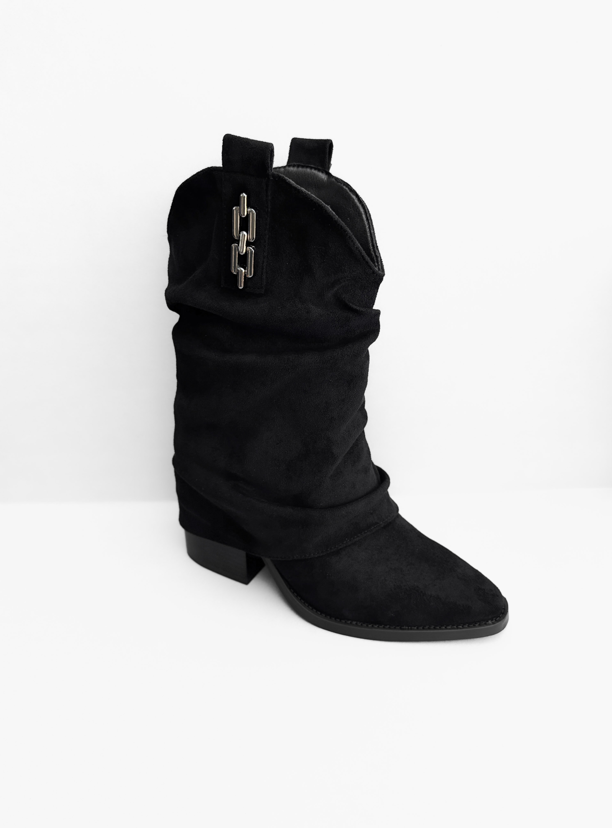 BOTIN MUJER KEYLA NEGRO BELLA MODA-2