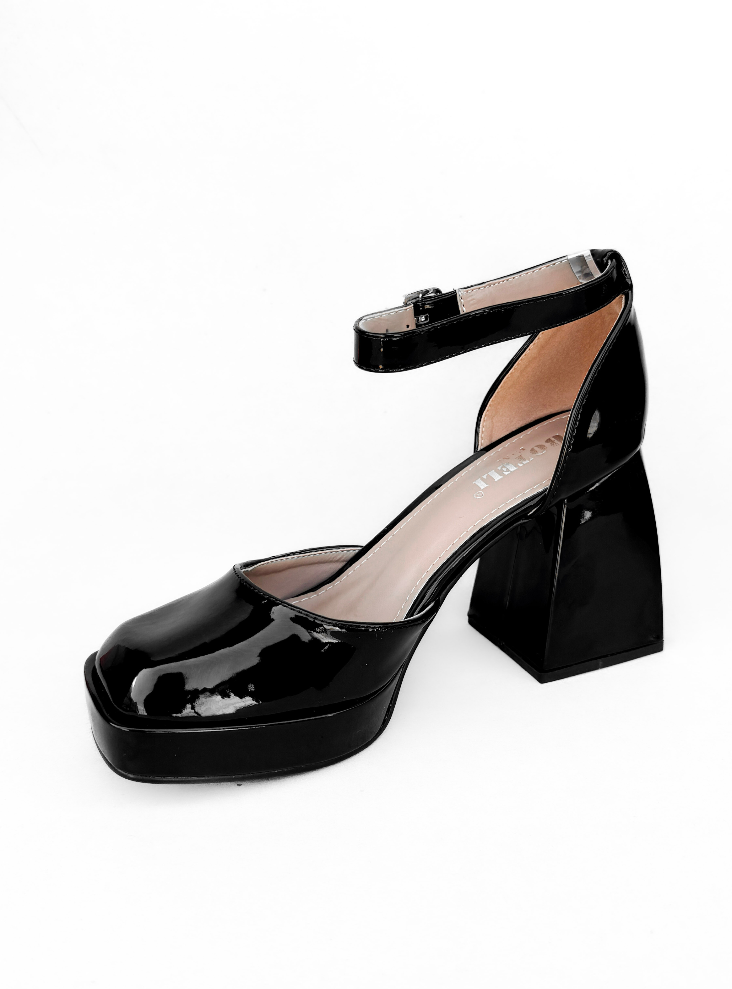 SANDALIA MUJER OLIVIA NEGRO CHAROL BELLA MODA-3