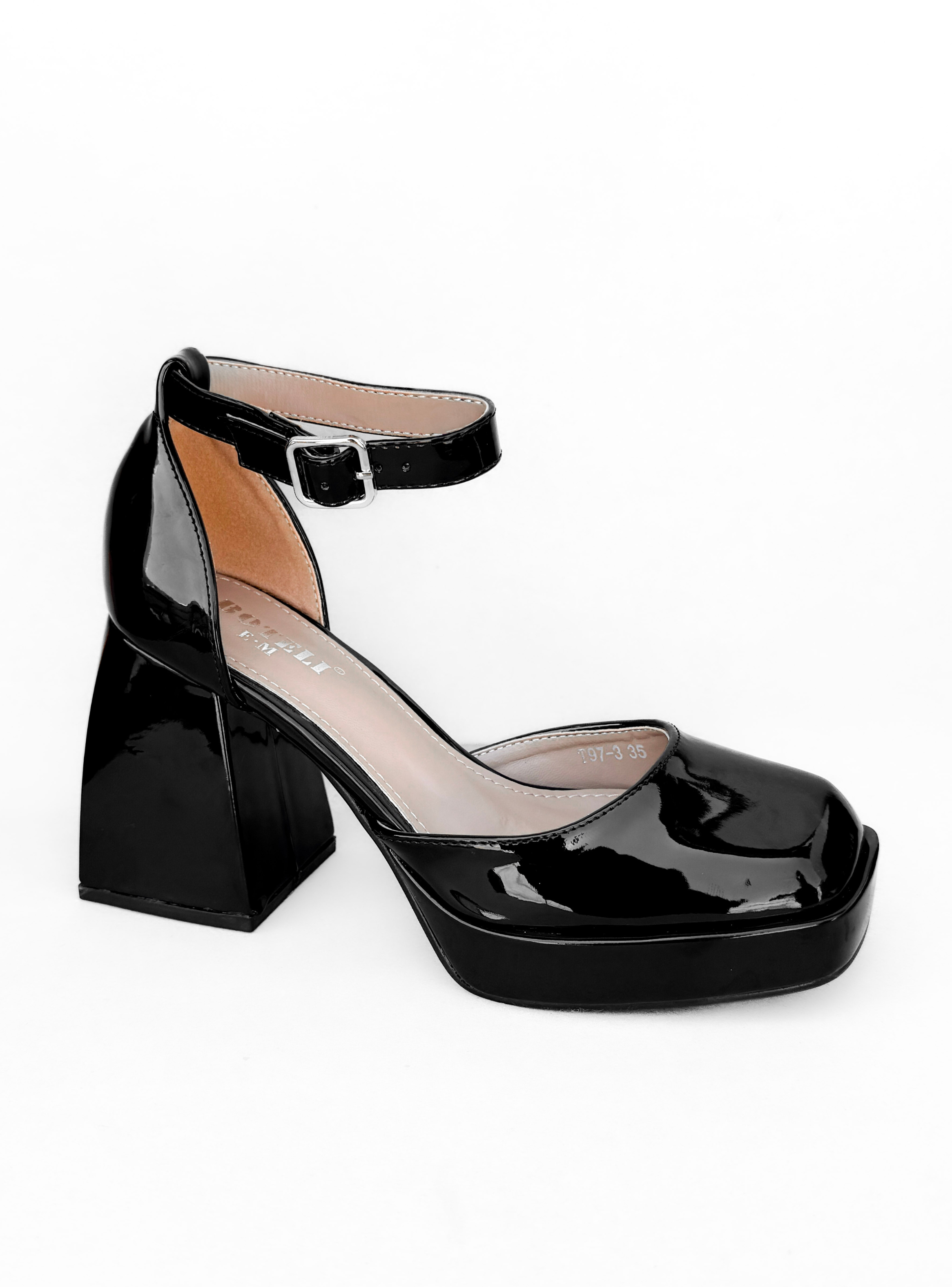 SANDALIA MUJER OLIVIA NEGRO CHAROL BELLA MODA-2