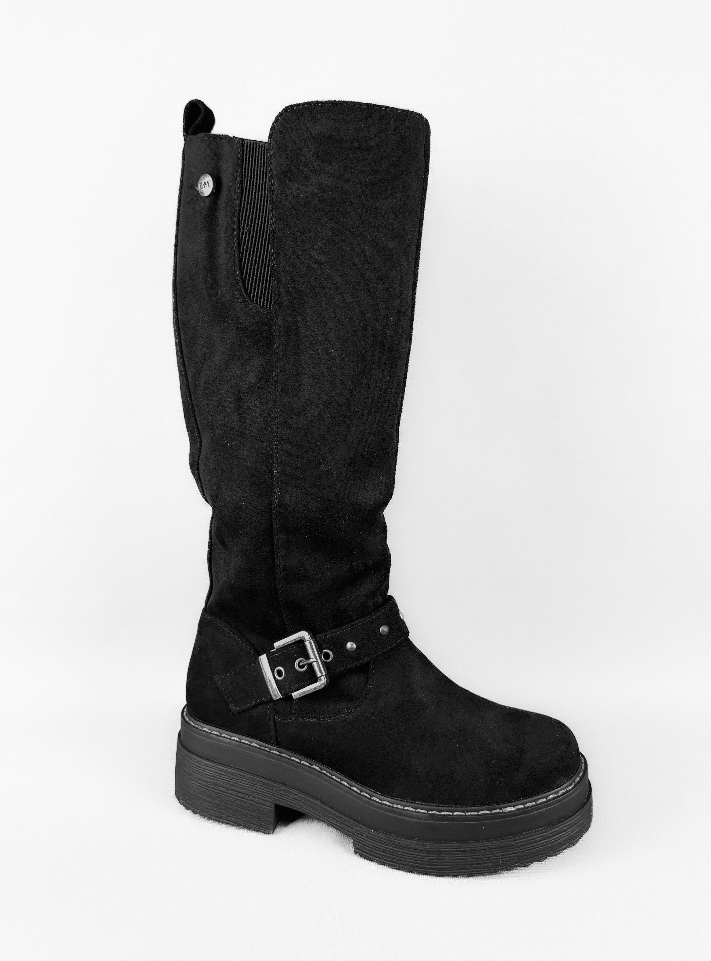 BOTA MUJER KAIA NEGRO BELLA MODA-2