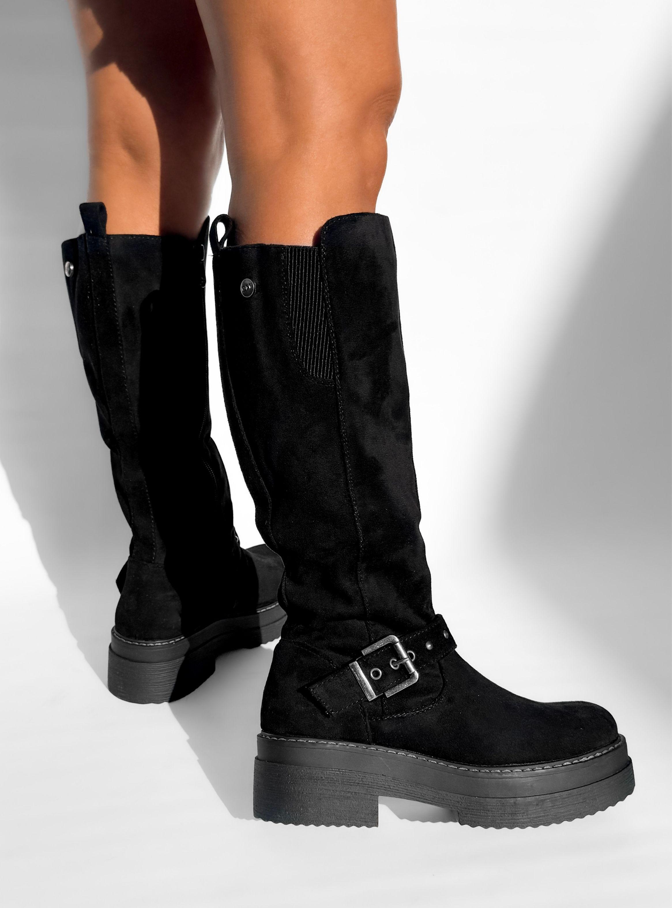 BOTA MUJER KAIA NEGRO BELLA MODA-3