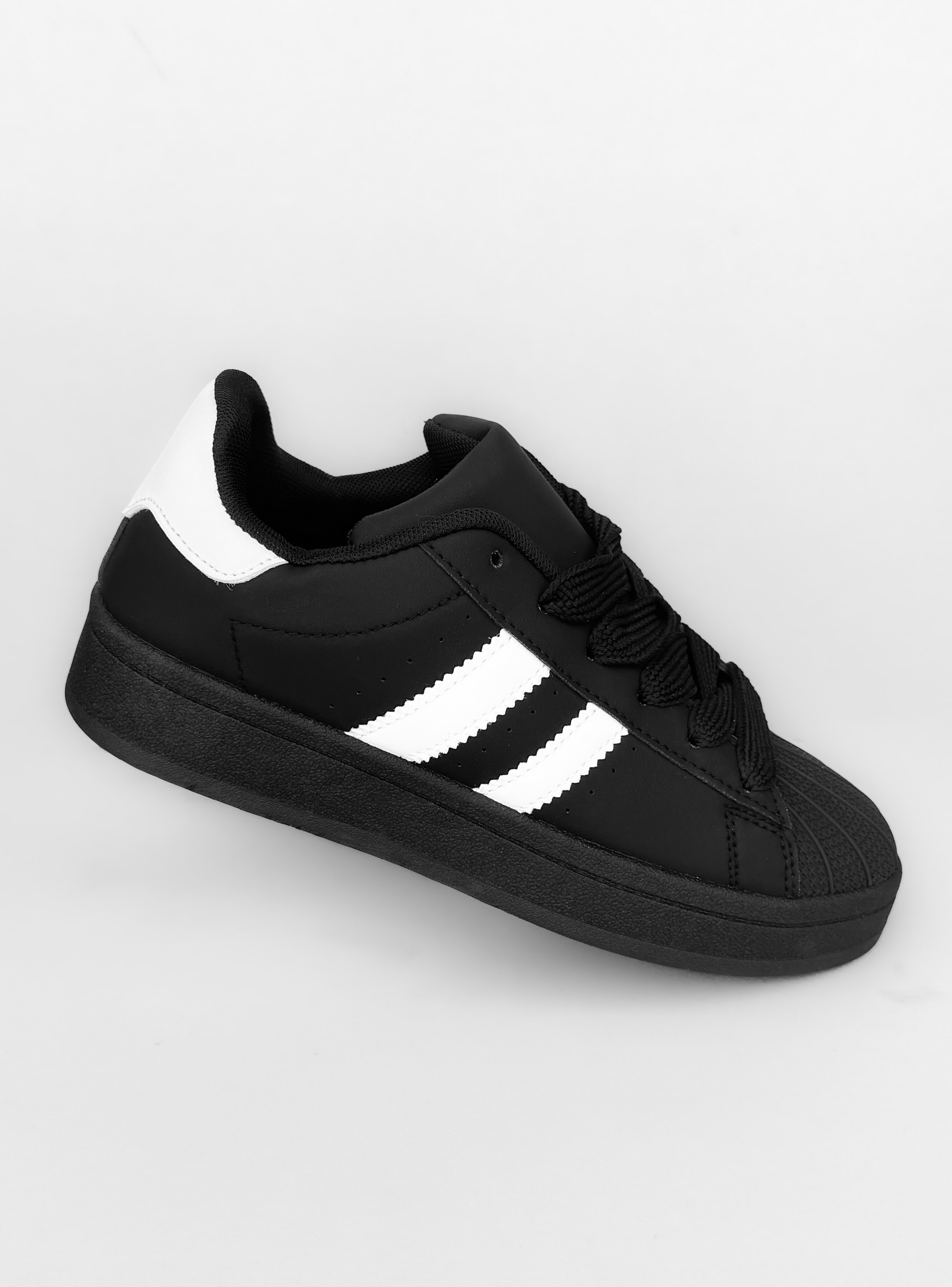 ZAPATILLA MUJER LEA NEGRO BELLA MODA-4