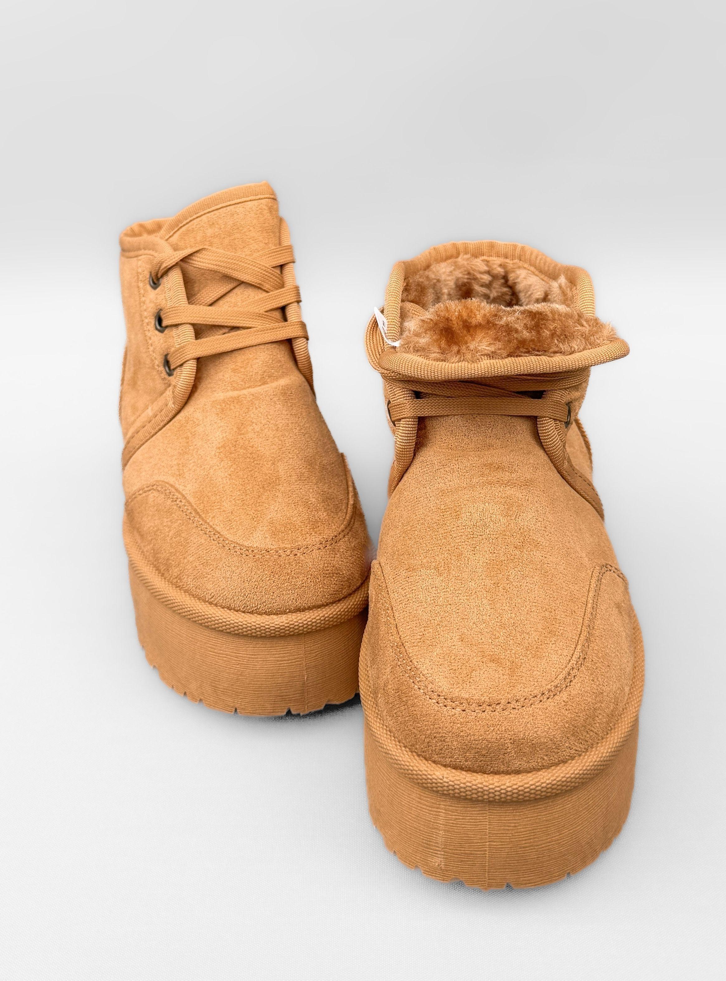 PANTUBOTA MUJER DORA CAMEL BELLA MODA-5