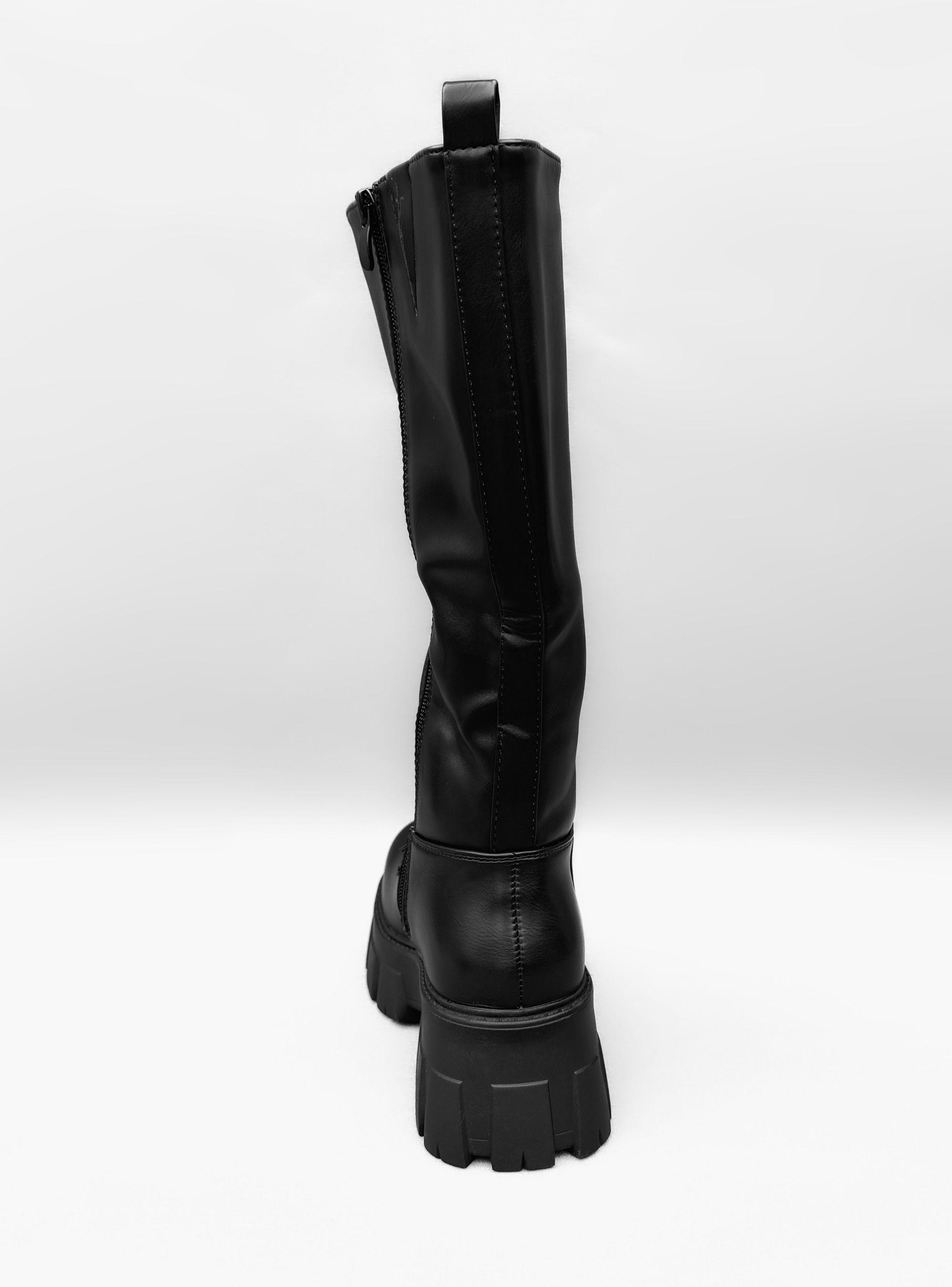 BOTA MUJER BECKY NEGRO BELLA MODA-4