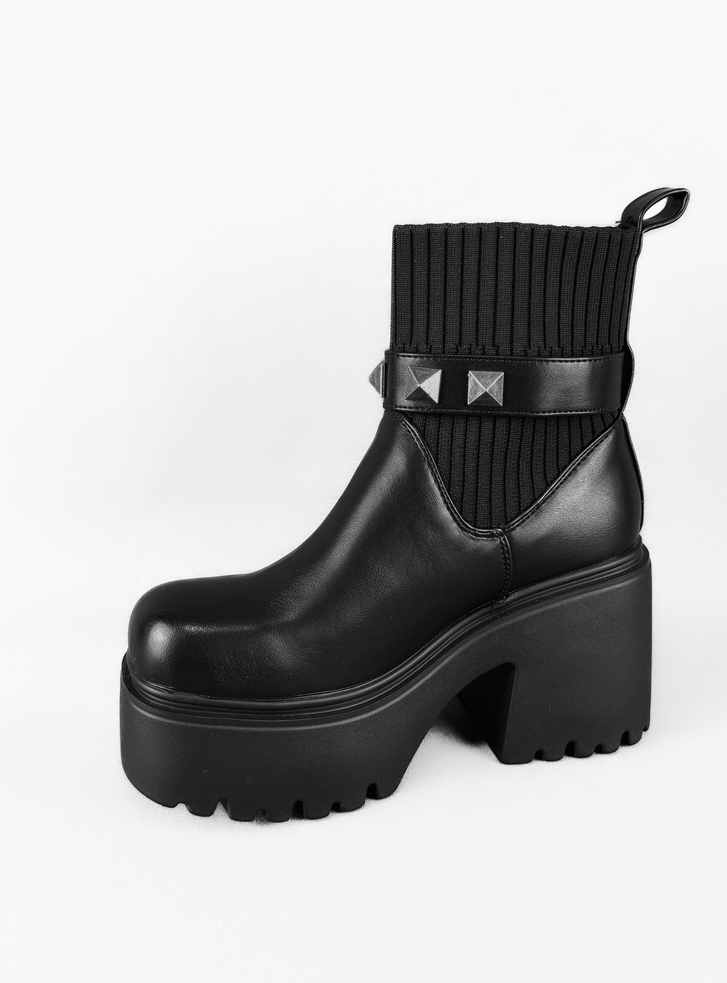 BOTIN MUJER AYANA NEGRO BELLA MODA-3