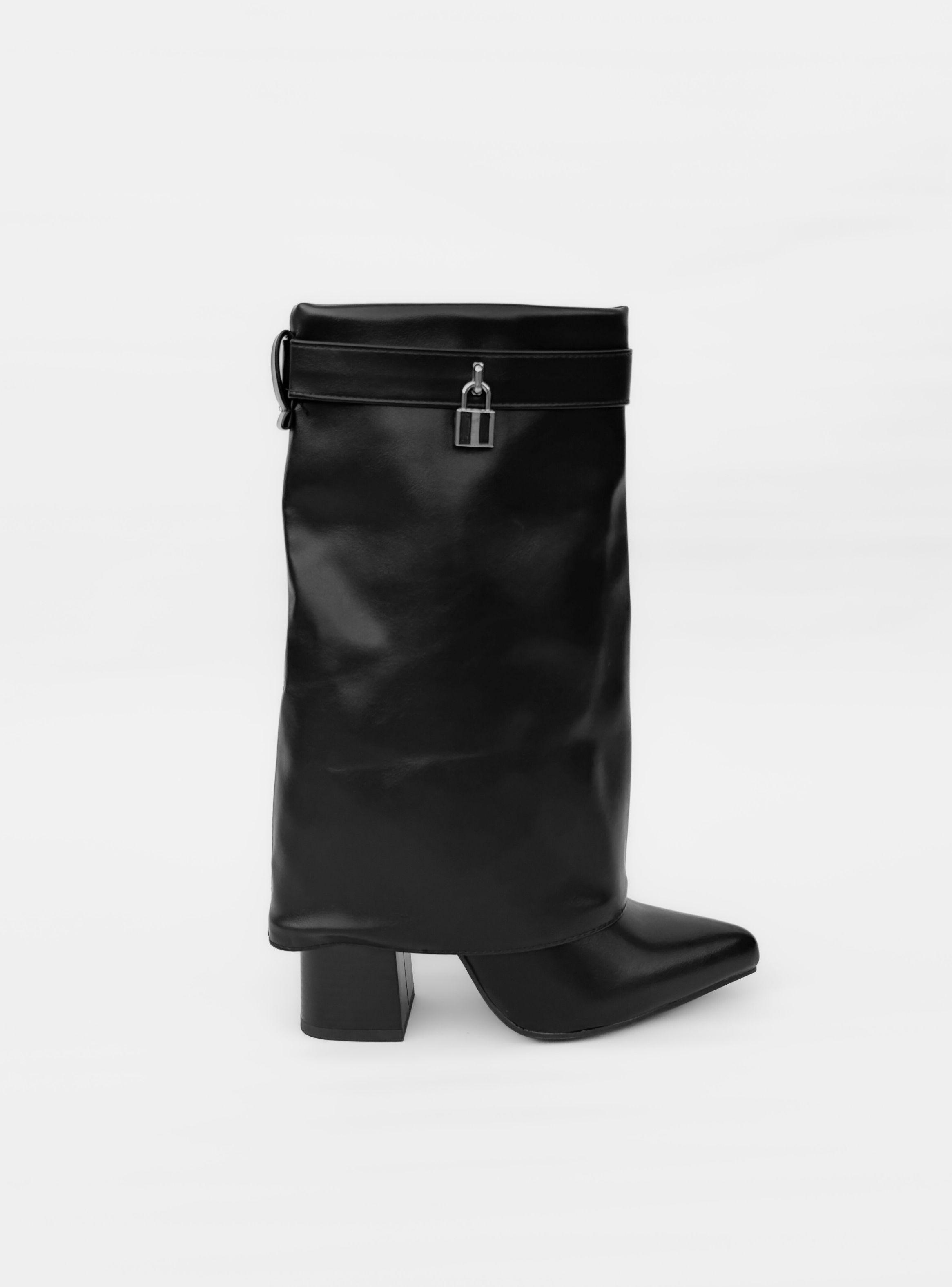 BOTIN MUJER LISA NEGRO BELLA MODA-0