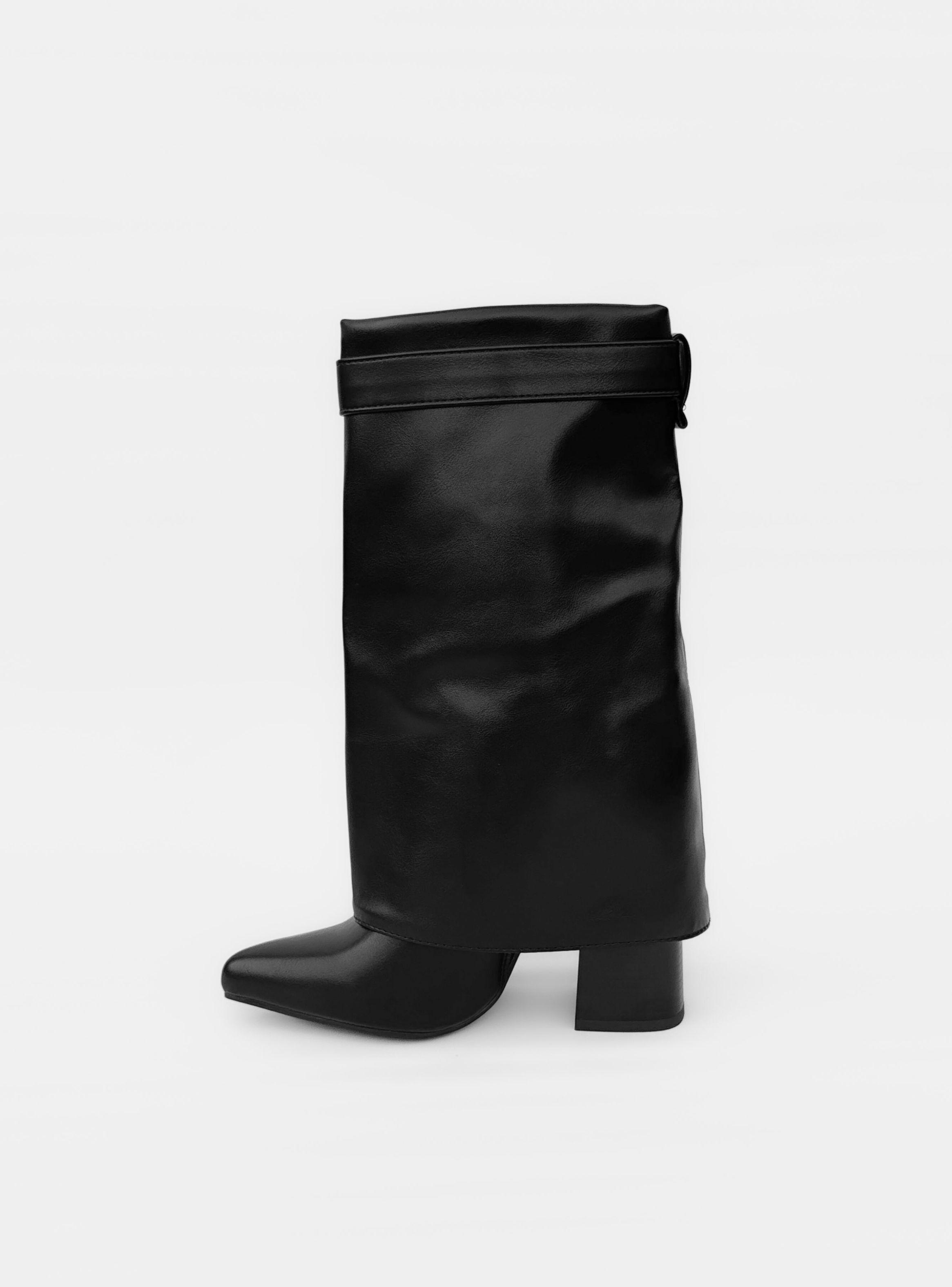 BOTIN MUJER LISA NEGRO BELLA MODA-1