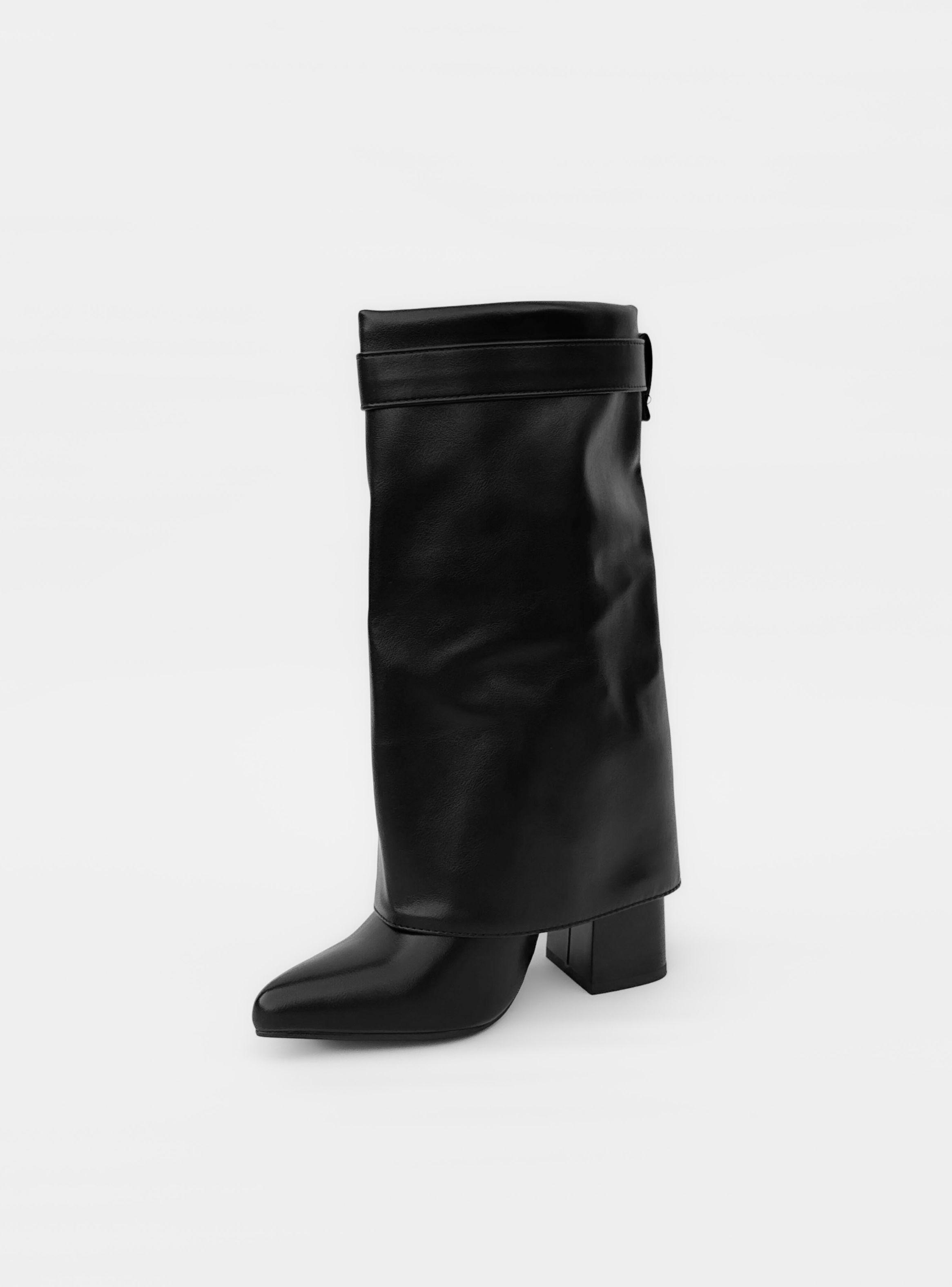 BOTIN MUJER LISA NEGRO BELLA MODA-3