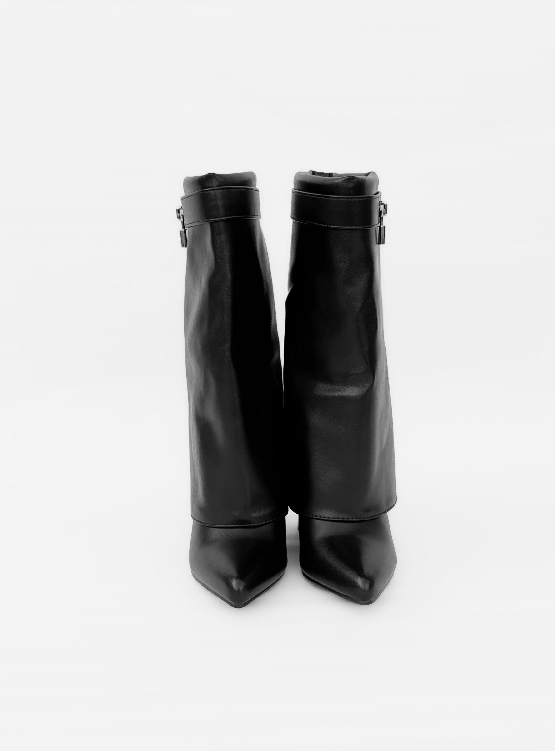 BOTIN MUJER LISA NEGRO BELLA MODA-4
